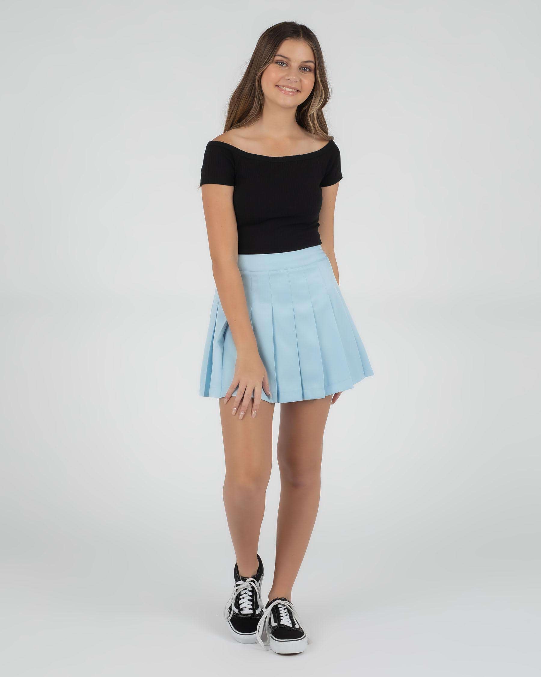 Shop Ava And Ever Girls' Emma Skirt In Baby Blue - Fast Shipping & Easy ...