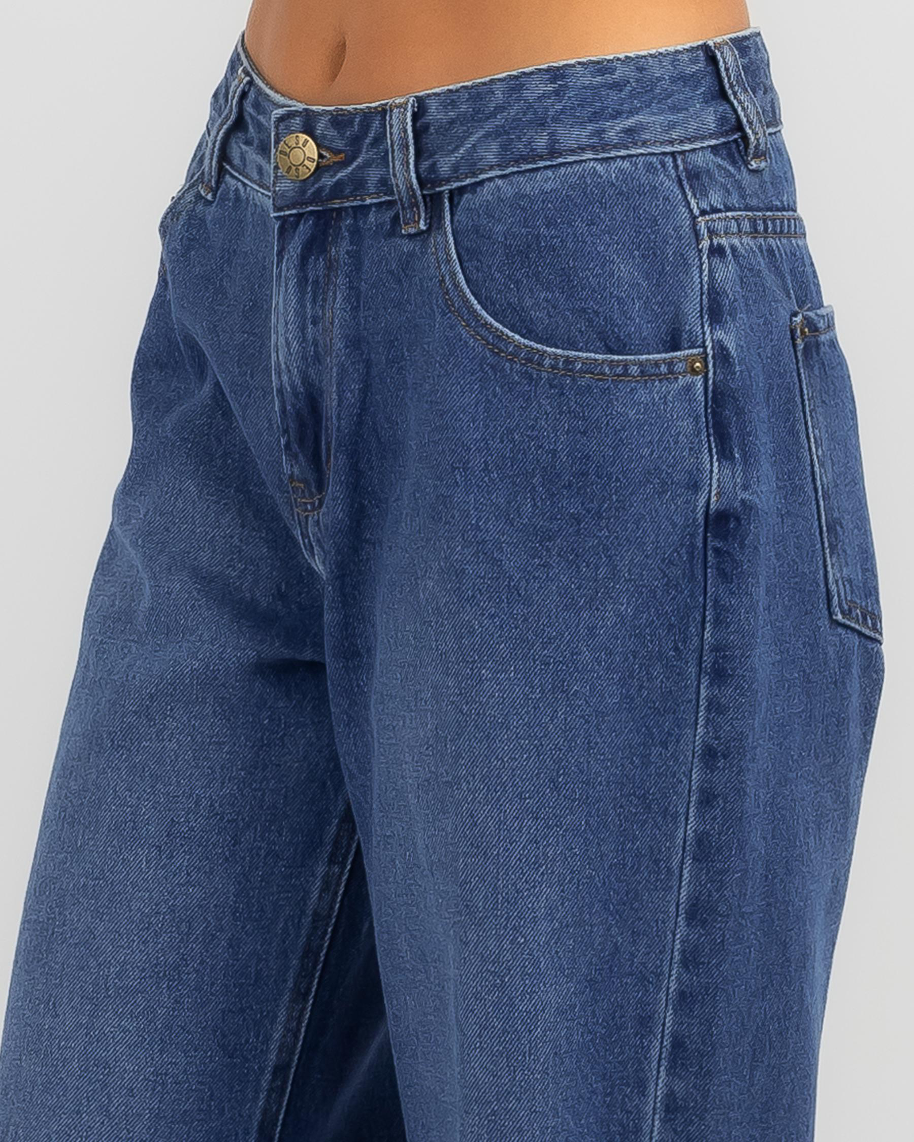 DESU Eden Jeans In Dark Blue - Fast Shipping & Easy Returns - City ...