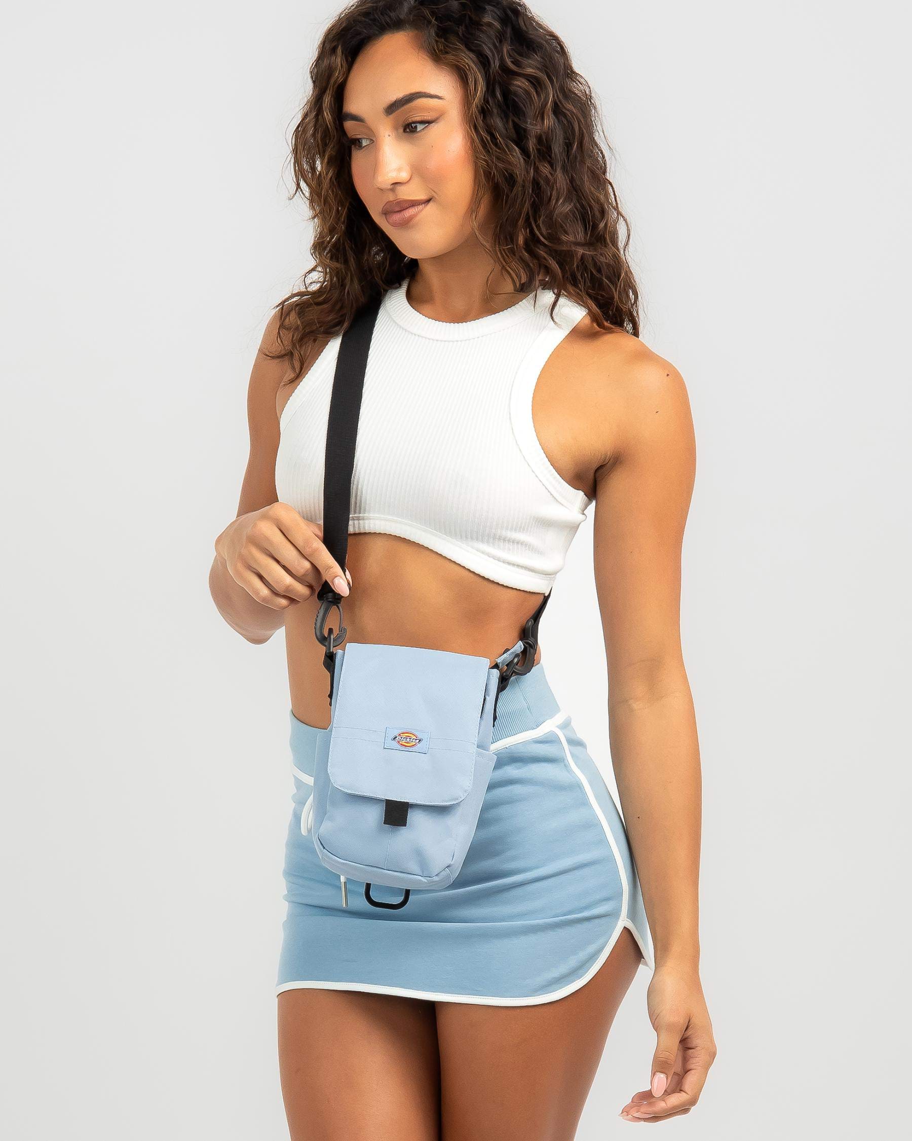 Shop Dickies Baylor Crossbody Bag In Light Blue - Fast Shipping & Easy ...