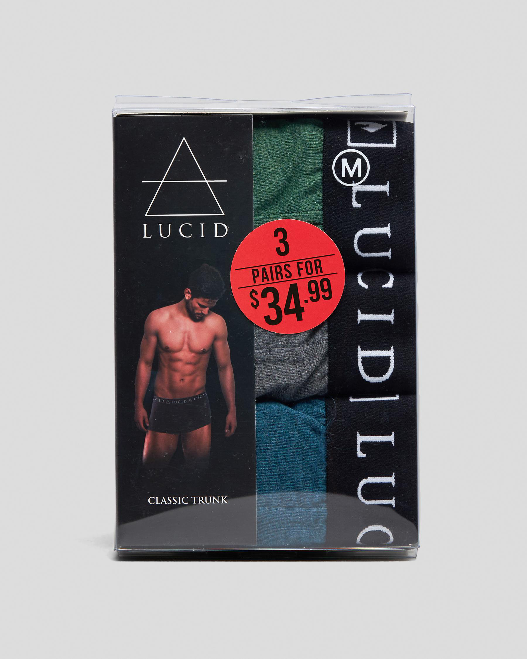 Lucid Stealth Fitted Boxer Shorts 3 Pack In Multi - FREE* Shipping & Easy  Returns - City Beach United States