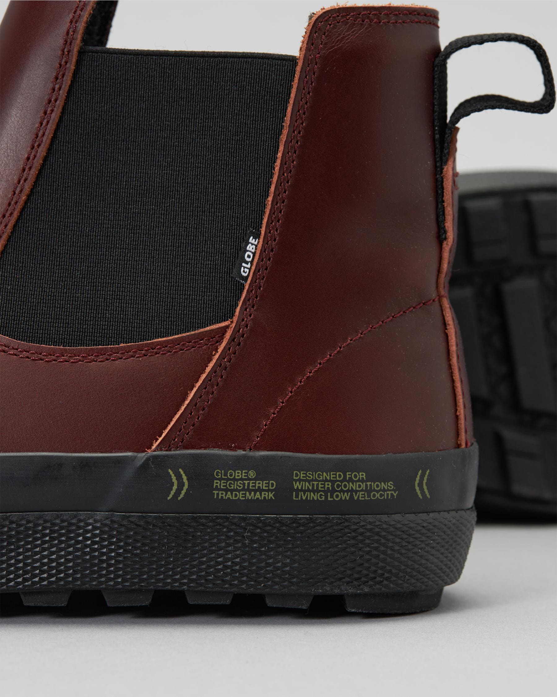 Globe Dover II Winter Shoes In Oxblood/black - FREE* Shipping