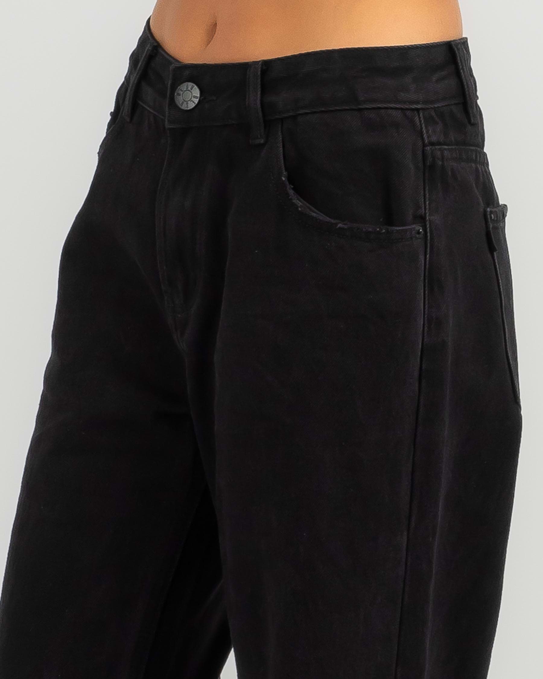 DESU Eden Jeans In Washed Black - Fast Shipping & Easy Returns - City ...