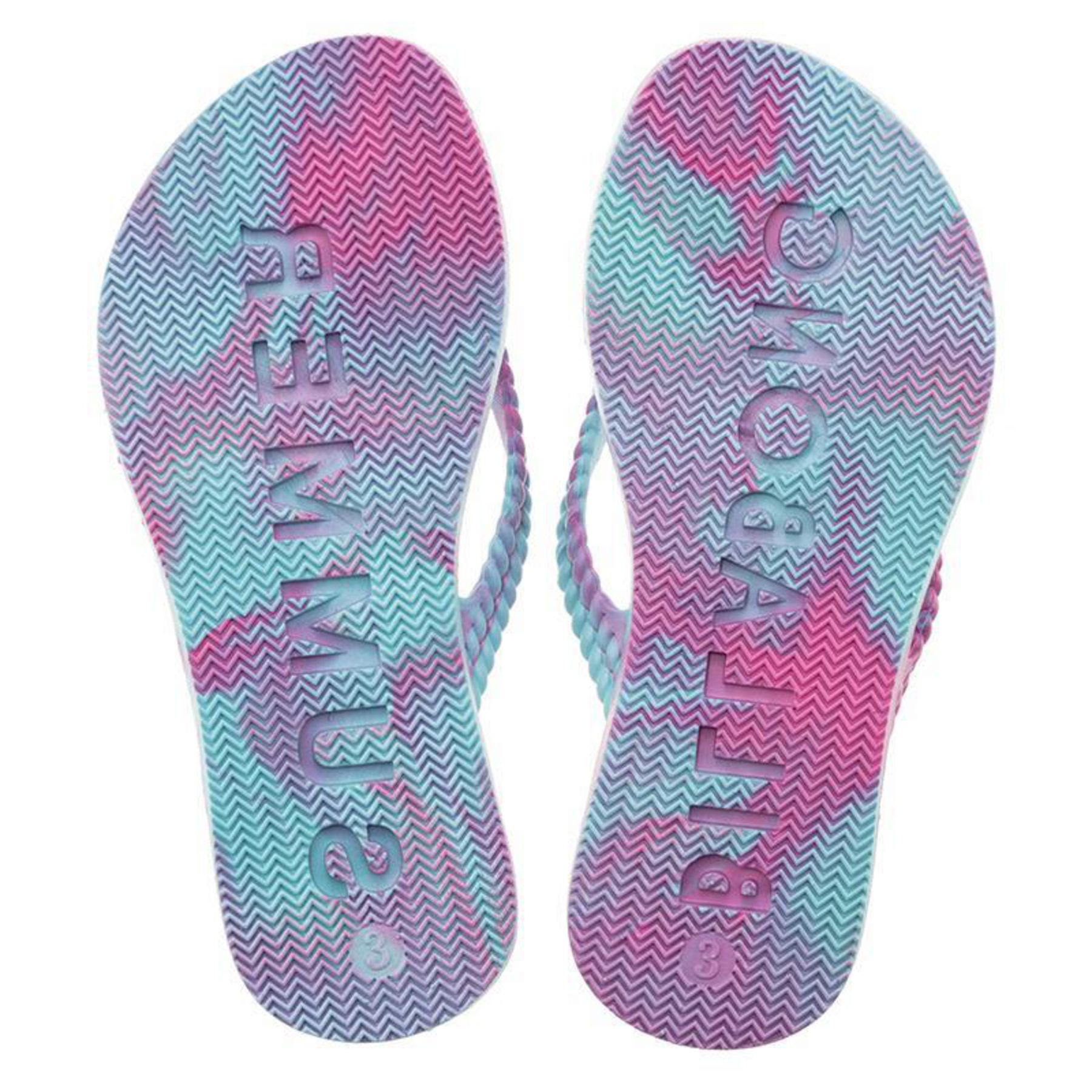 Billabong Girls Kicks Marble Thongs In Ice Pink Fast Shipping And Easy Returns City Beach 