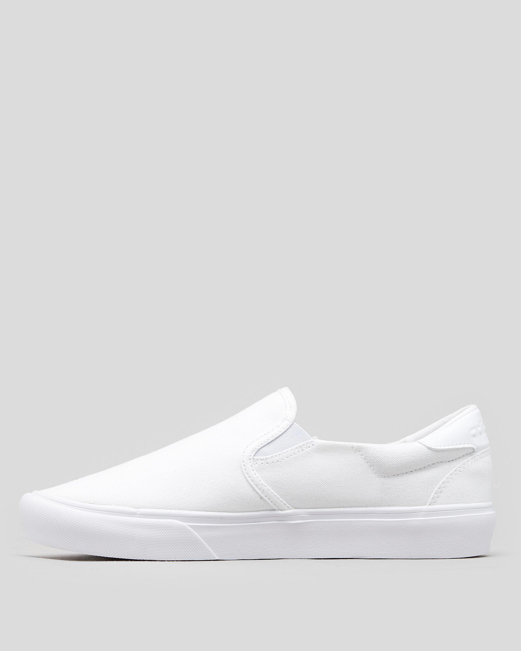 Shop adidas Court Rallye Slip-On Shoes In Ftwr White/ftwr White/core ...