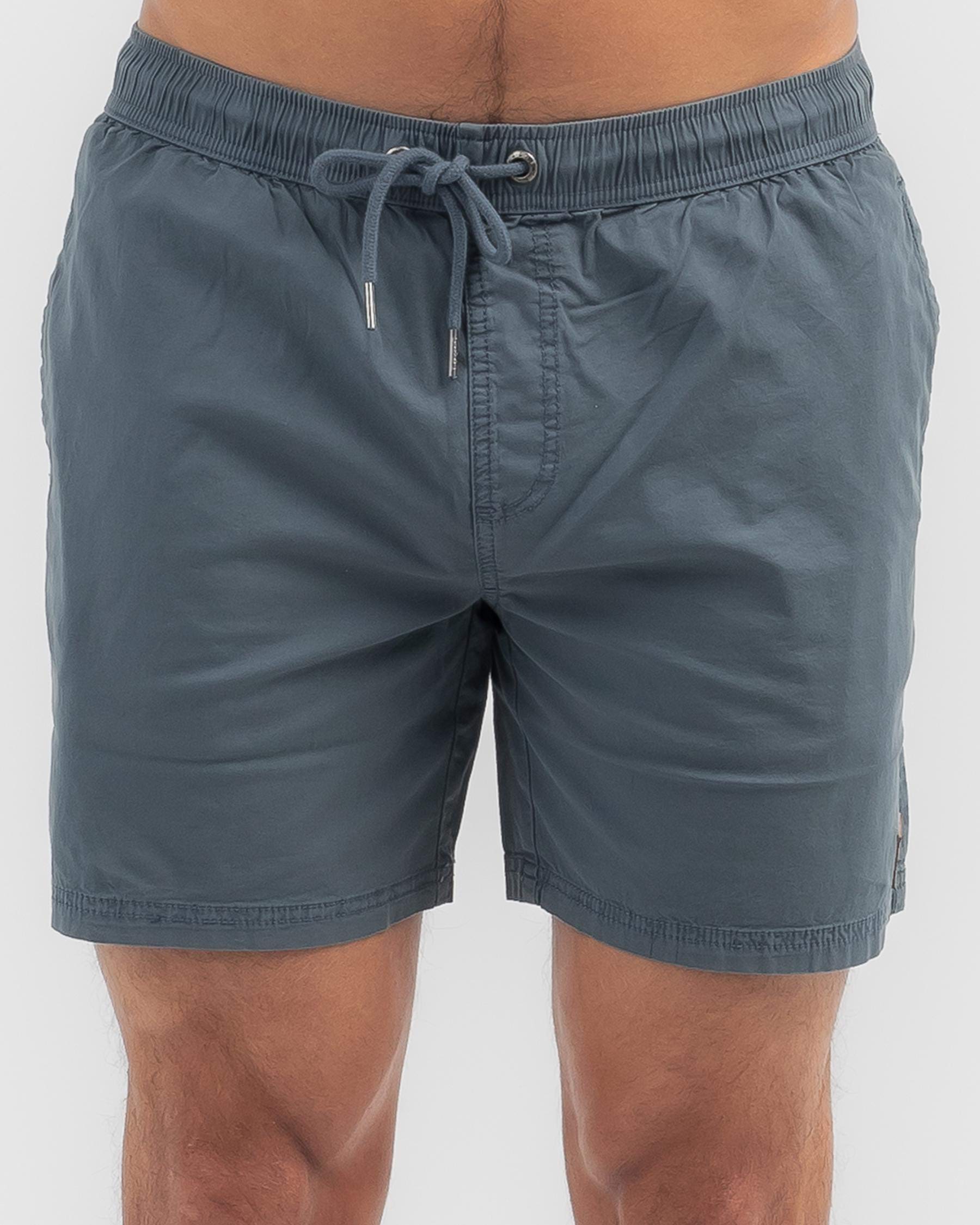 Shop Lucid Active Mully Shorts In Slate Blue - Fast Shipping & Easy ...