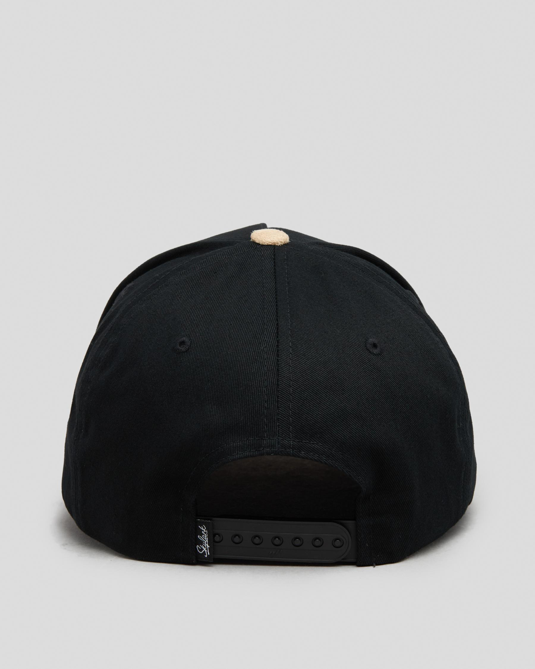 Shop Skylark Bliss Snapback Cap In Black/cream - Fast Shipping & Easy ...