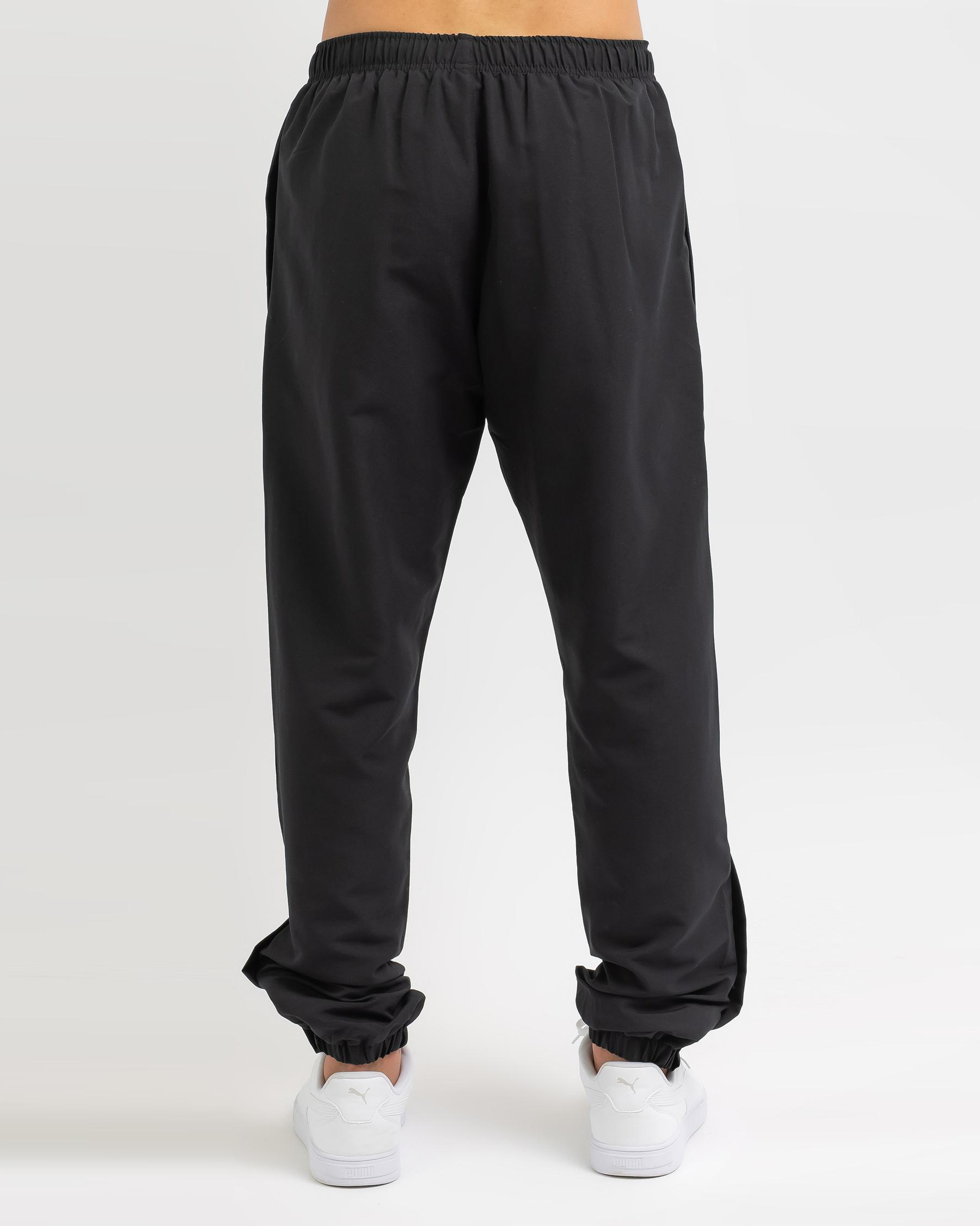 Shop Canterbury Uglies Tapered Cuff Stadium Pants In Jet Black - Fast ...