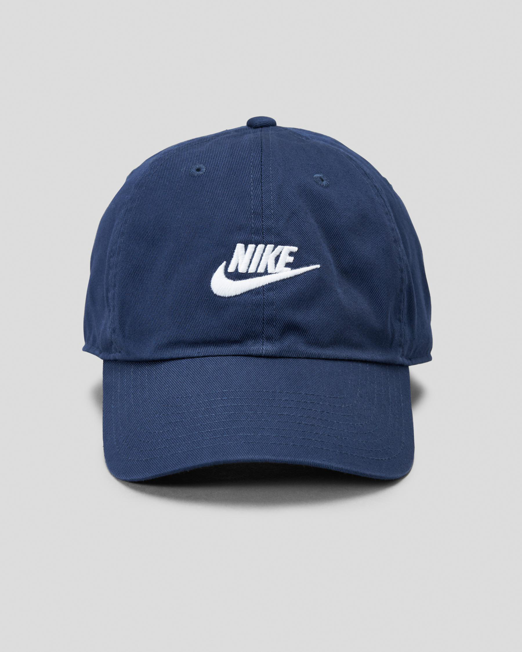 Nike Futura Wash Club Cap In Midnight Navy/white - Fast Shipping & Easy ...