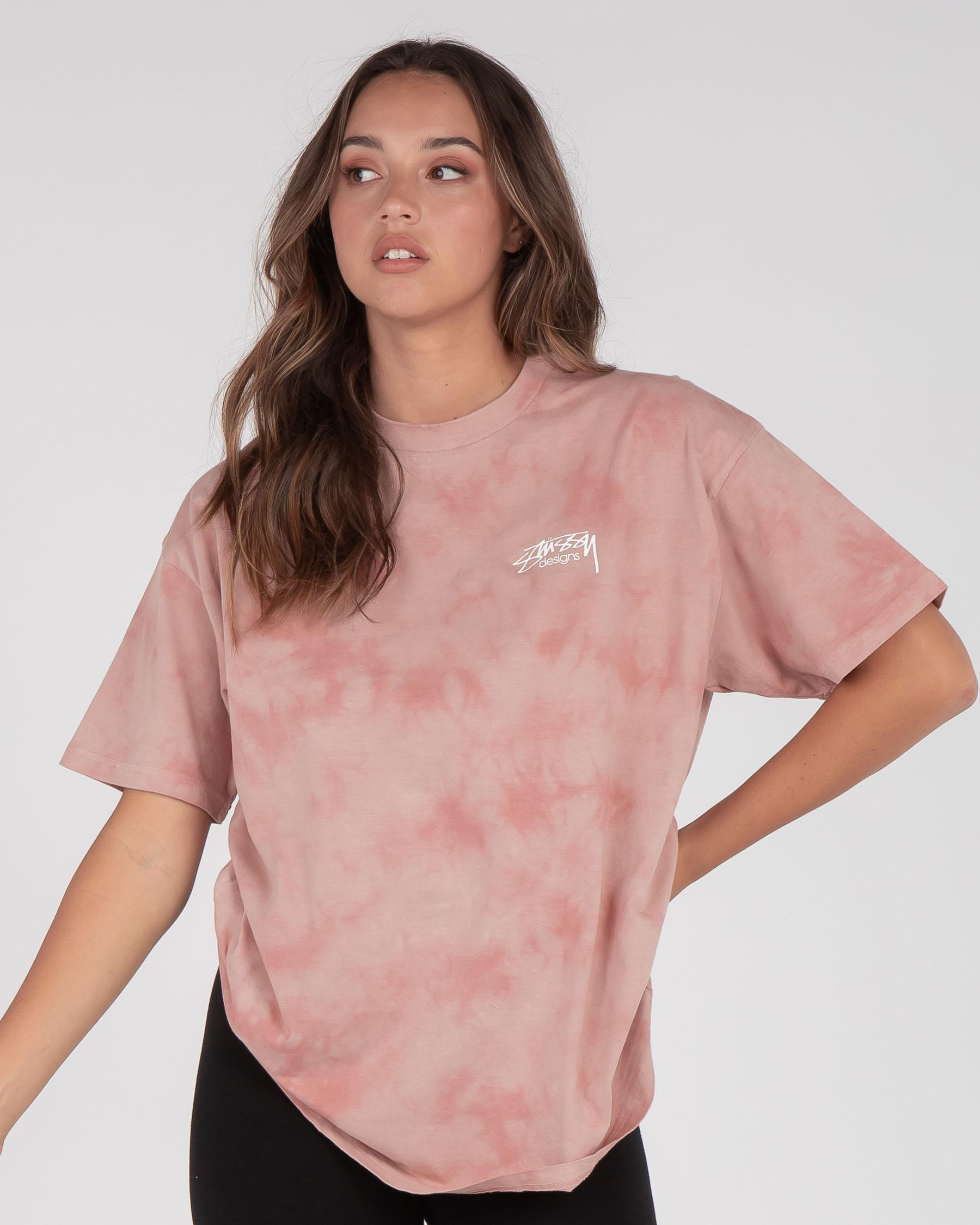 Shop Stussy Designs T-Shirt In Blush - Fast Shipping & Easy Returns ...