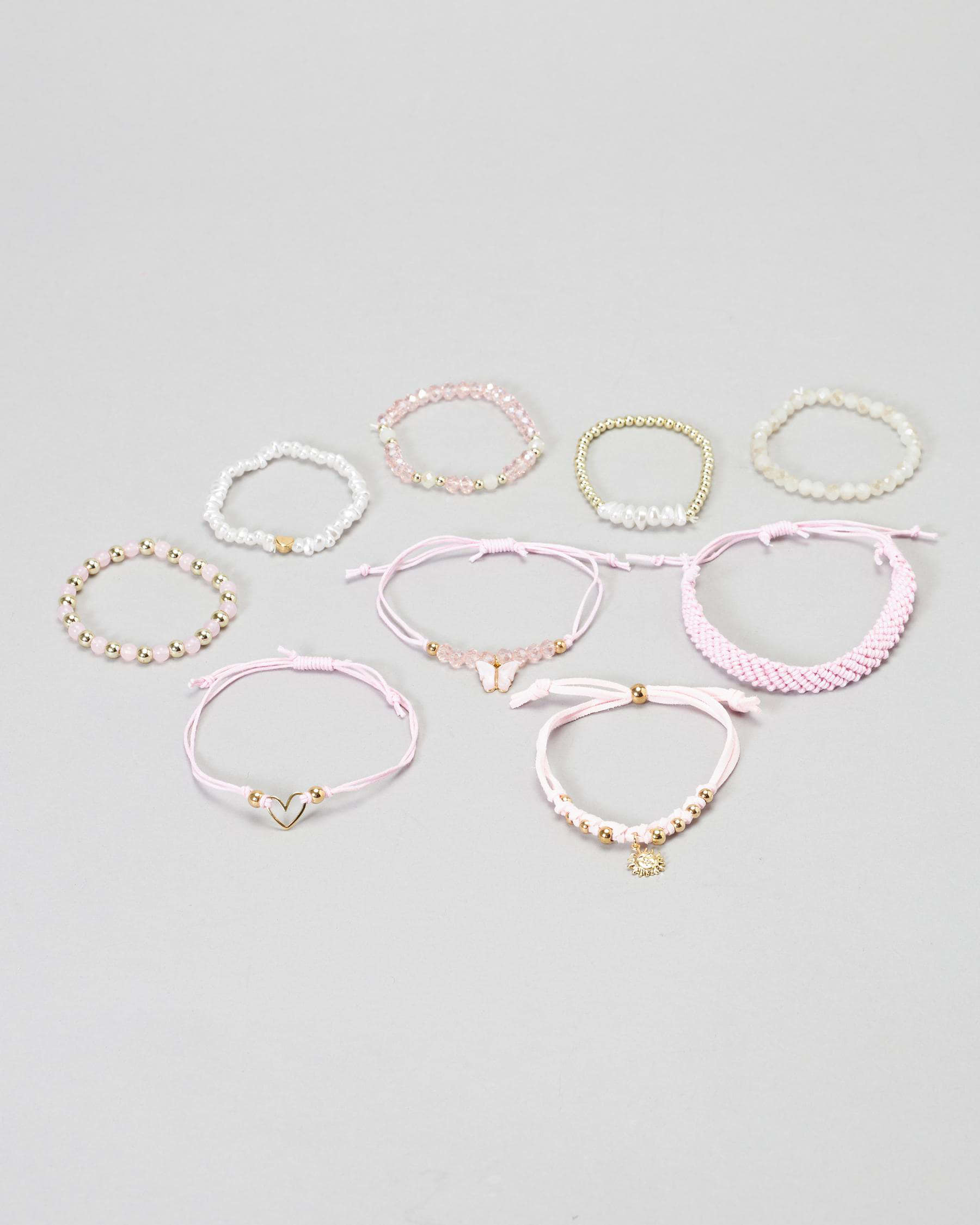 Karyn In LA Lenni Bracelet Pack In Light Rose Gold/white - FREE* Shipping &  Easy Returns - City Beach United States