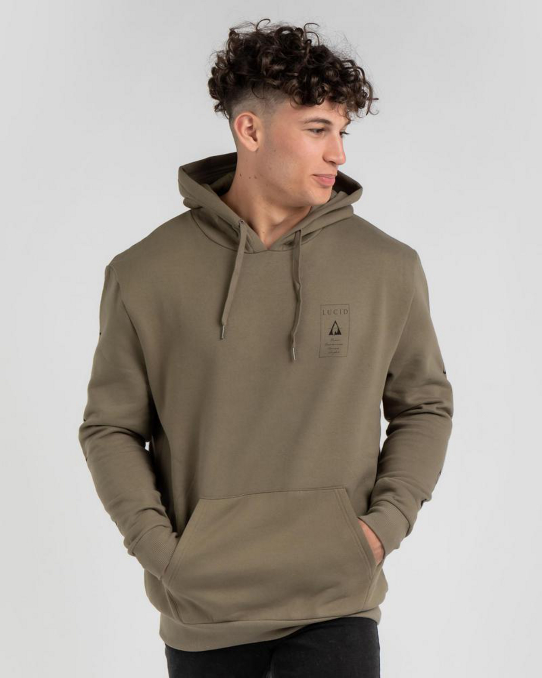 Lucid Cryptic Hoodie In Olive - FREE* Shipping & Easy Returns - City ...