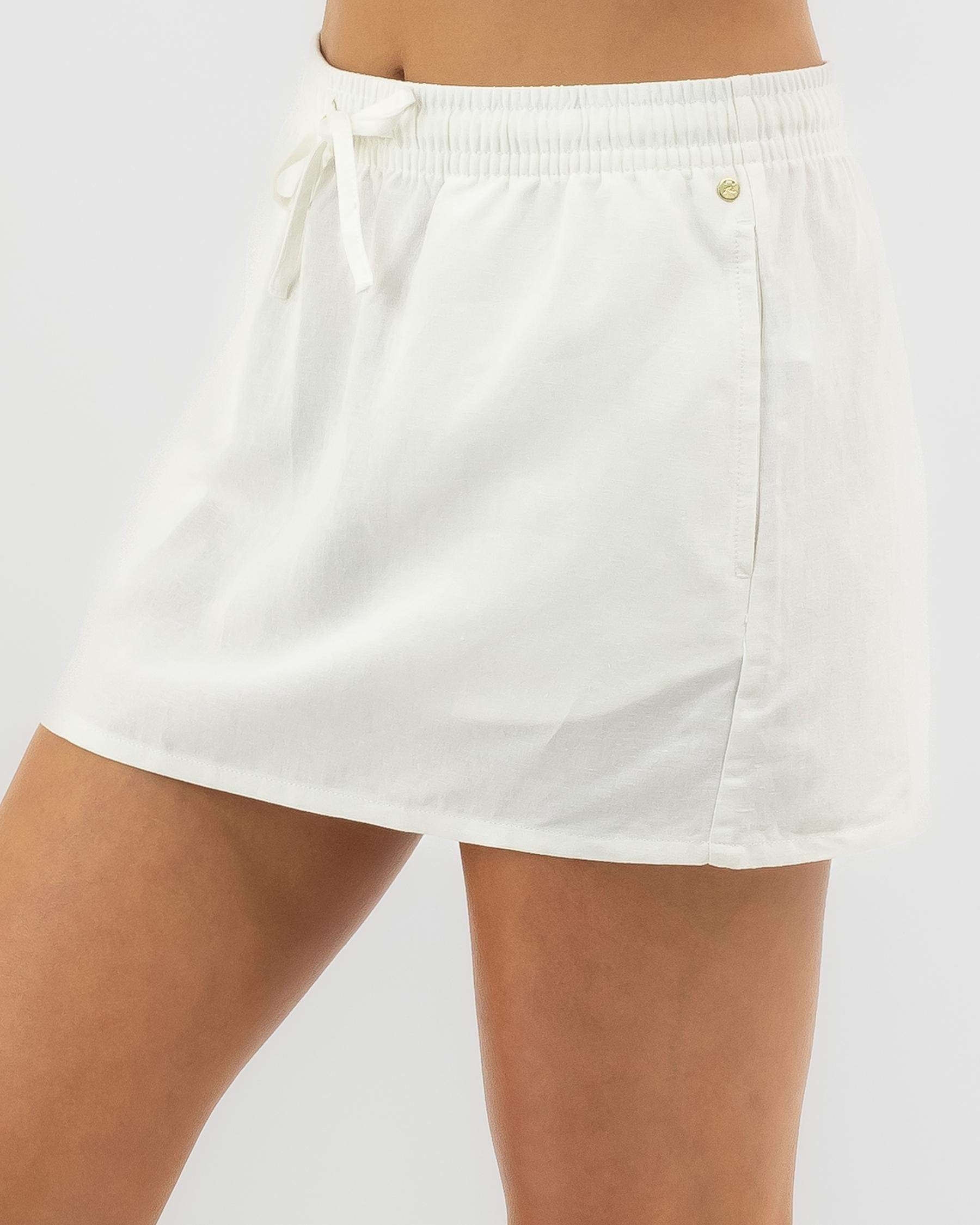 Shop Rusty Alannah Lounge Skirt In White - Fast Shipping & Easy Returns ...