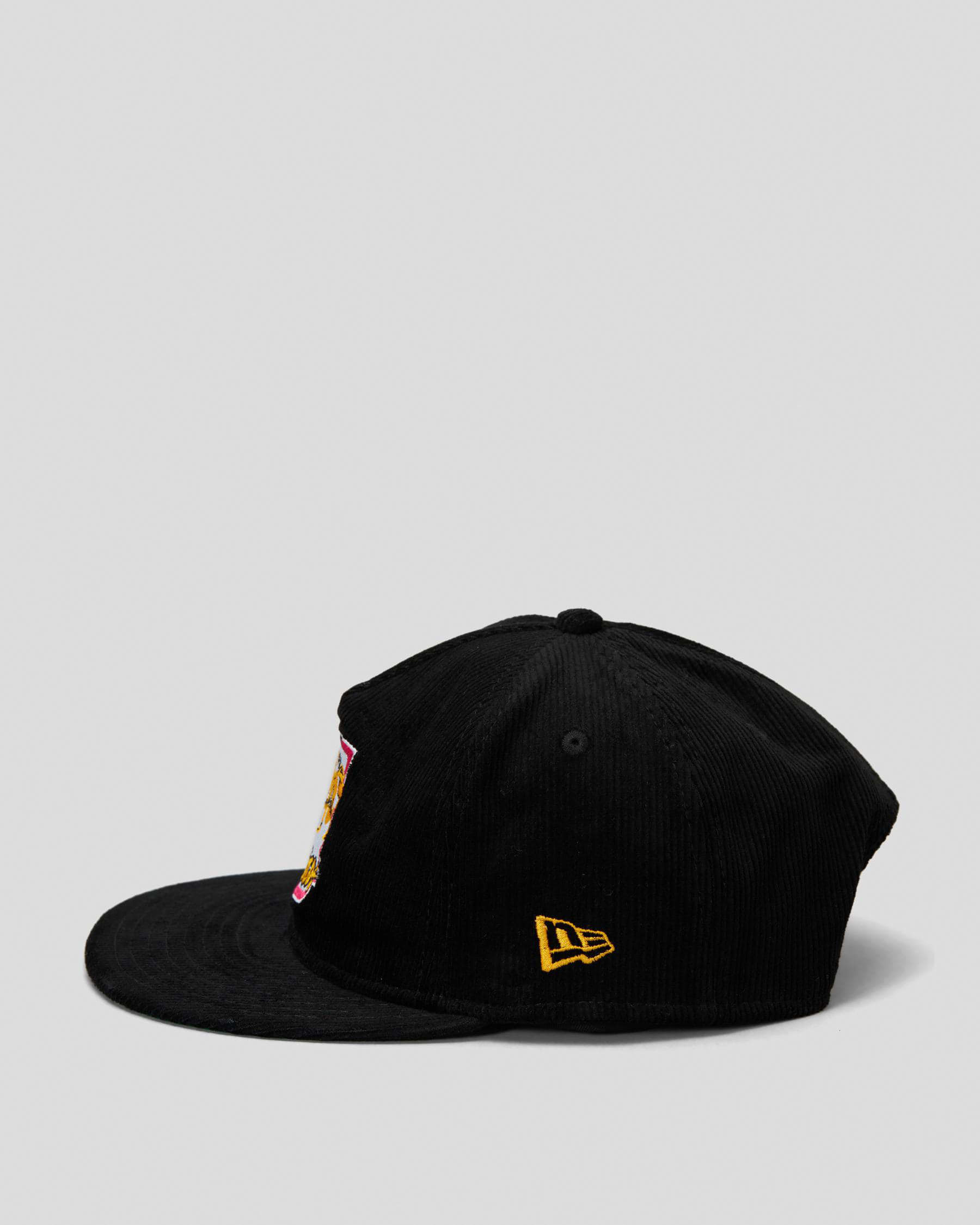 New Era Brisbane Broncos Golfer Snapback Cap In Black Cord - FREE