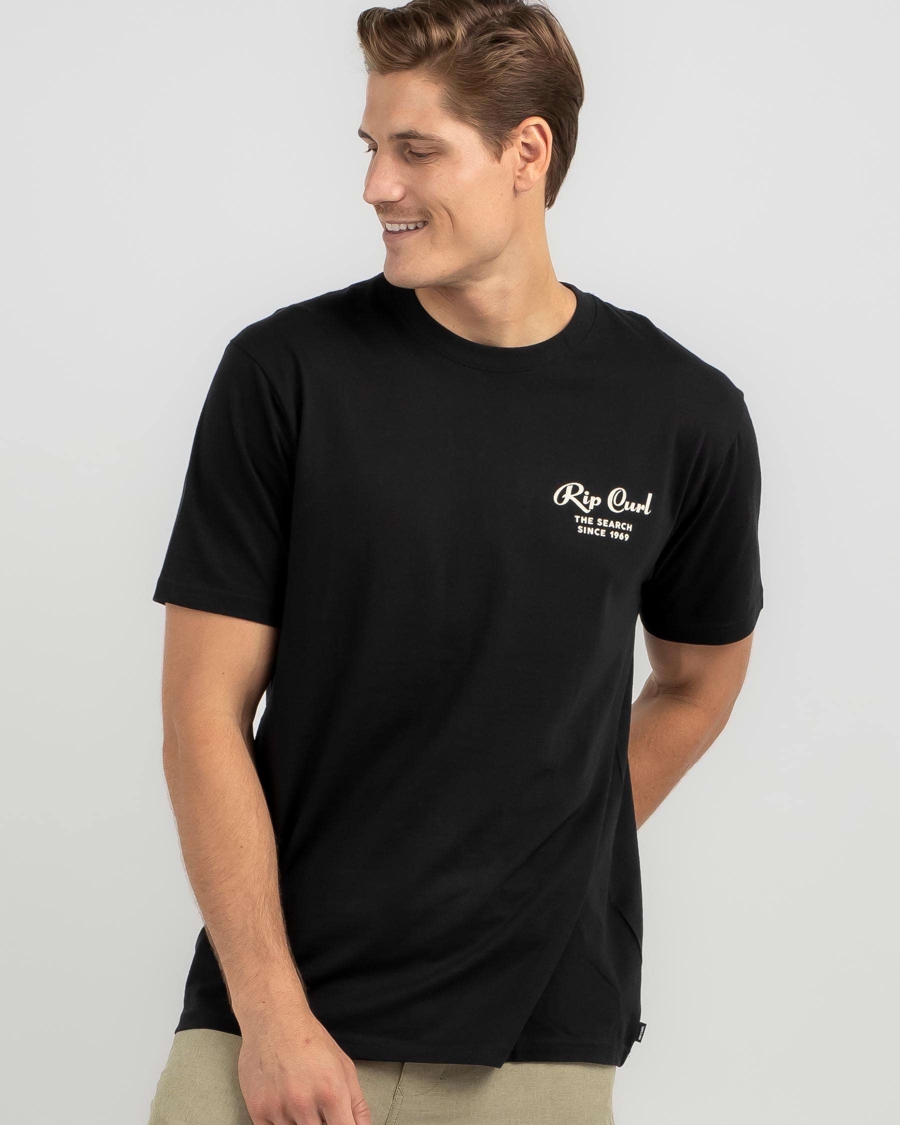 Shop Rip Curl Twist T-Shirt In Black - Fast Shipping & Easy Returns ...