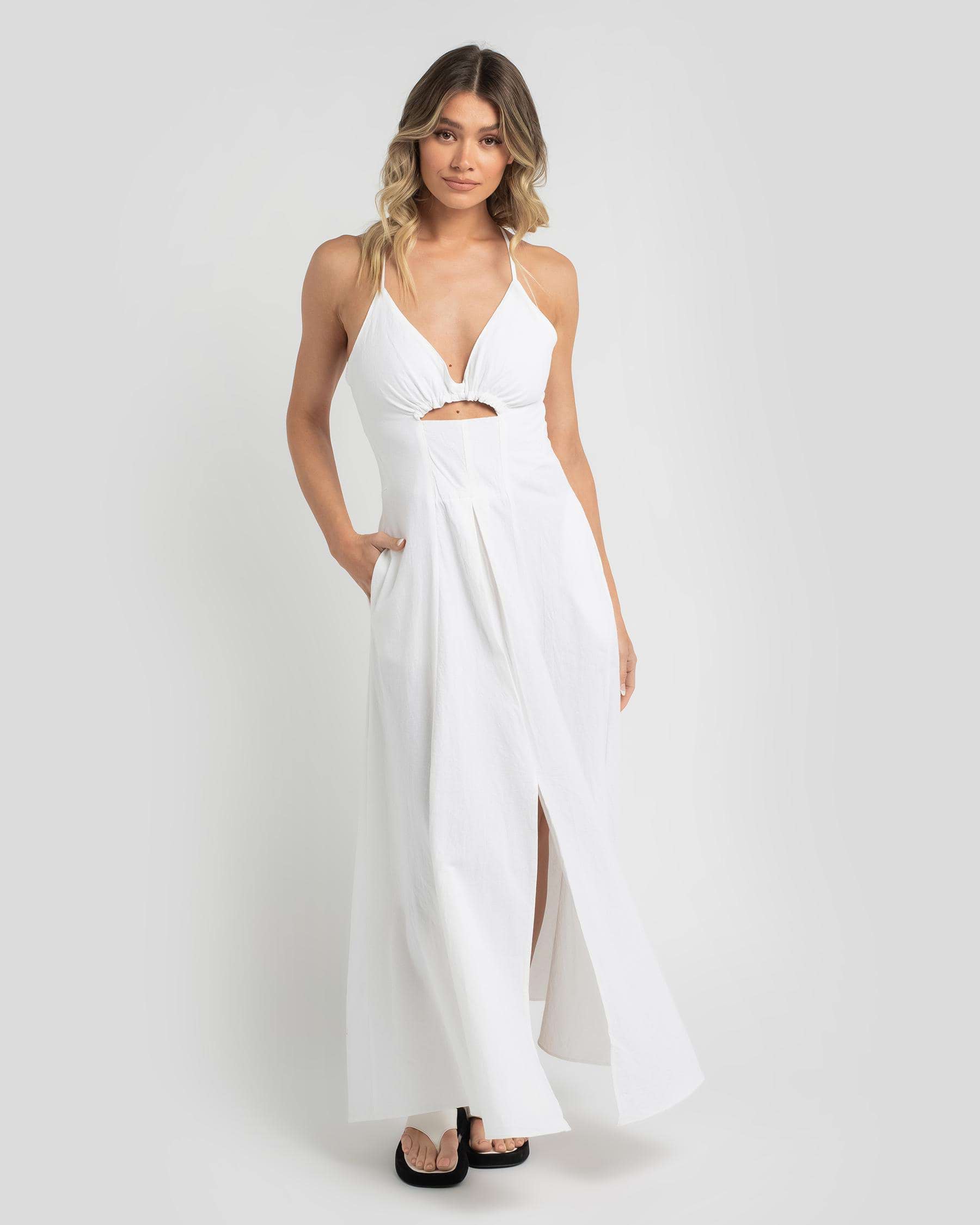 Thanne Aleena Maxi Dress In White - Fast Shipping & Easy Returns - City ...