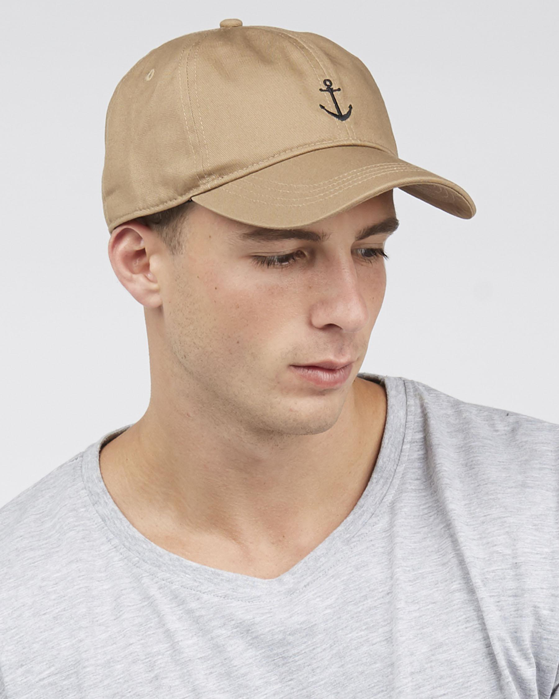 Shop Salty Life Anchor Dad Cap In Khaki - Fast Shipping & Easy Returns ...