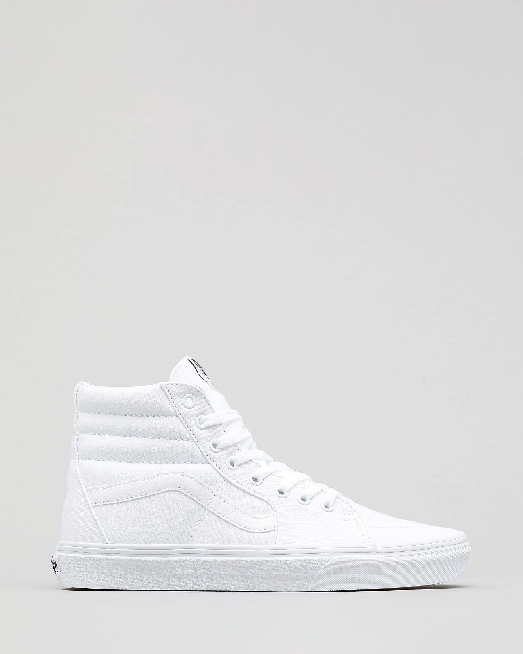 Shop Vans SK8-HI Shoes In White - Fast Shipping & Easy Returns - City ...