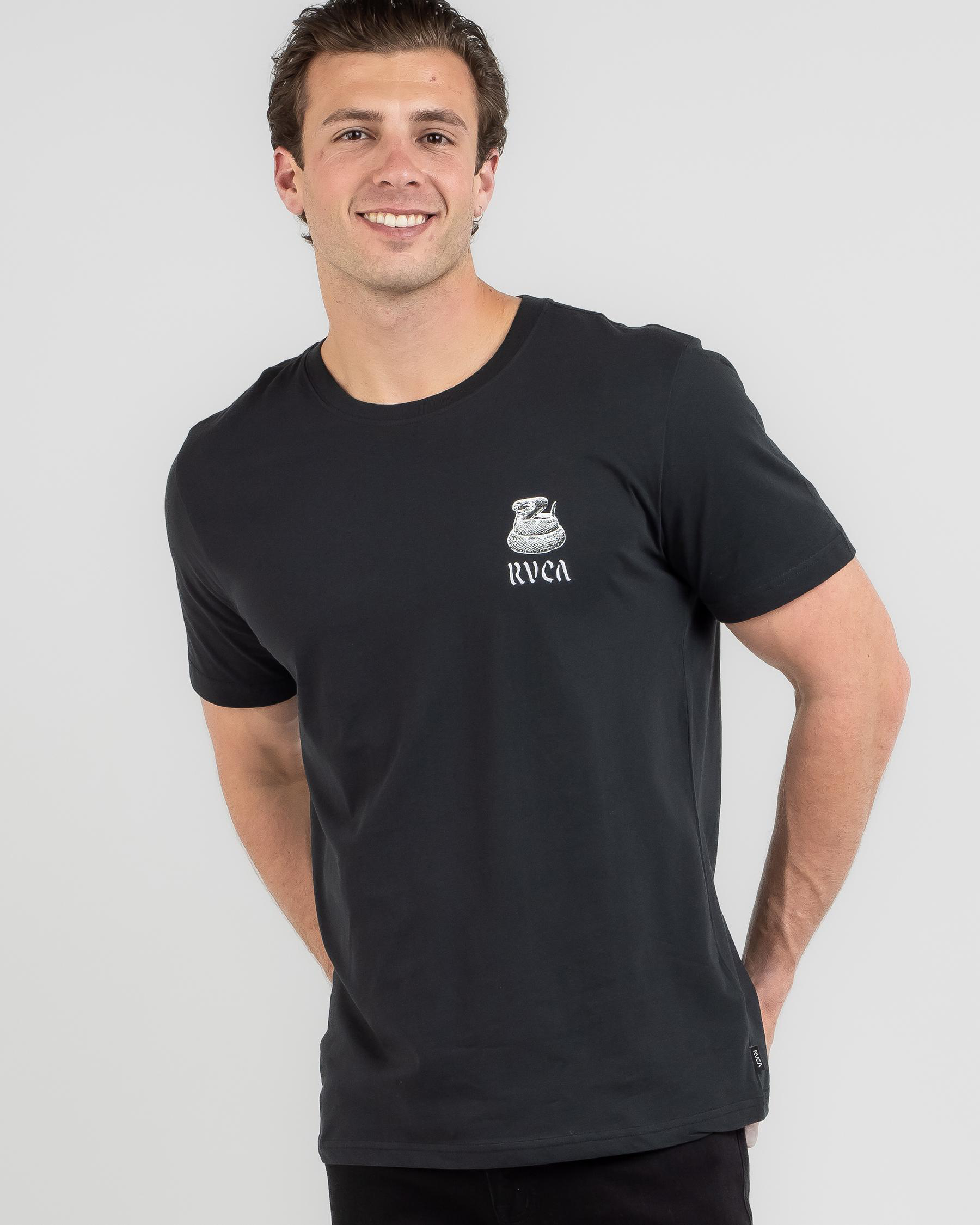 Shop RVCA Beautiful Danger T-Shirt In Black - Fast Shipping & Easy ...