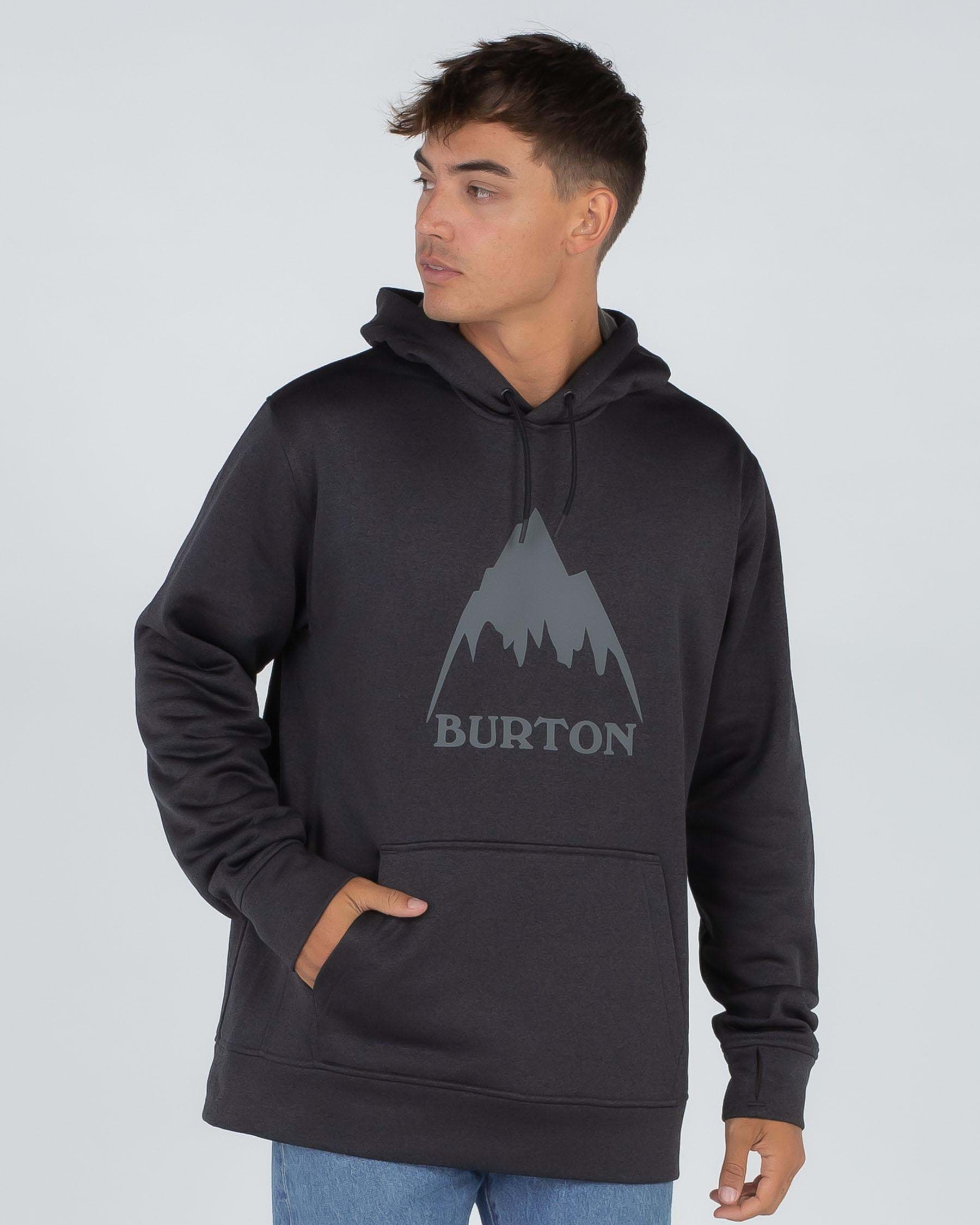 Shop Burton Oak Hoodie In True Black Heather Fast Shipping And Easy Returns City Beach Australia 3258