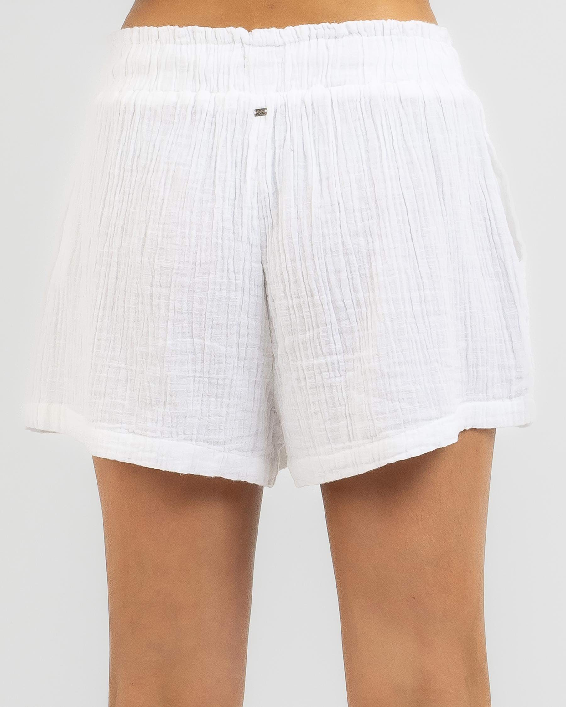 Shop Billabong Remy Shorts In White - Fast Shipping & Easy Returns ...