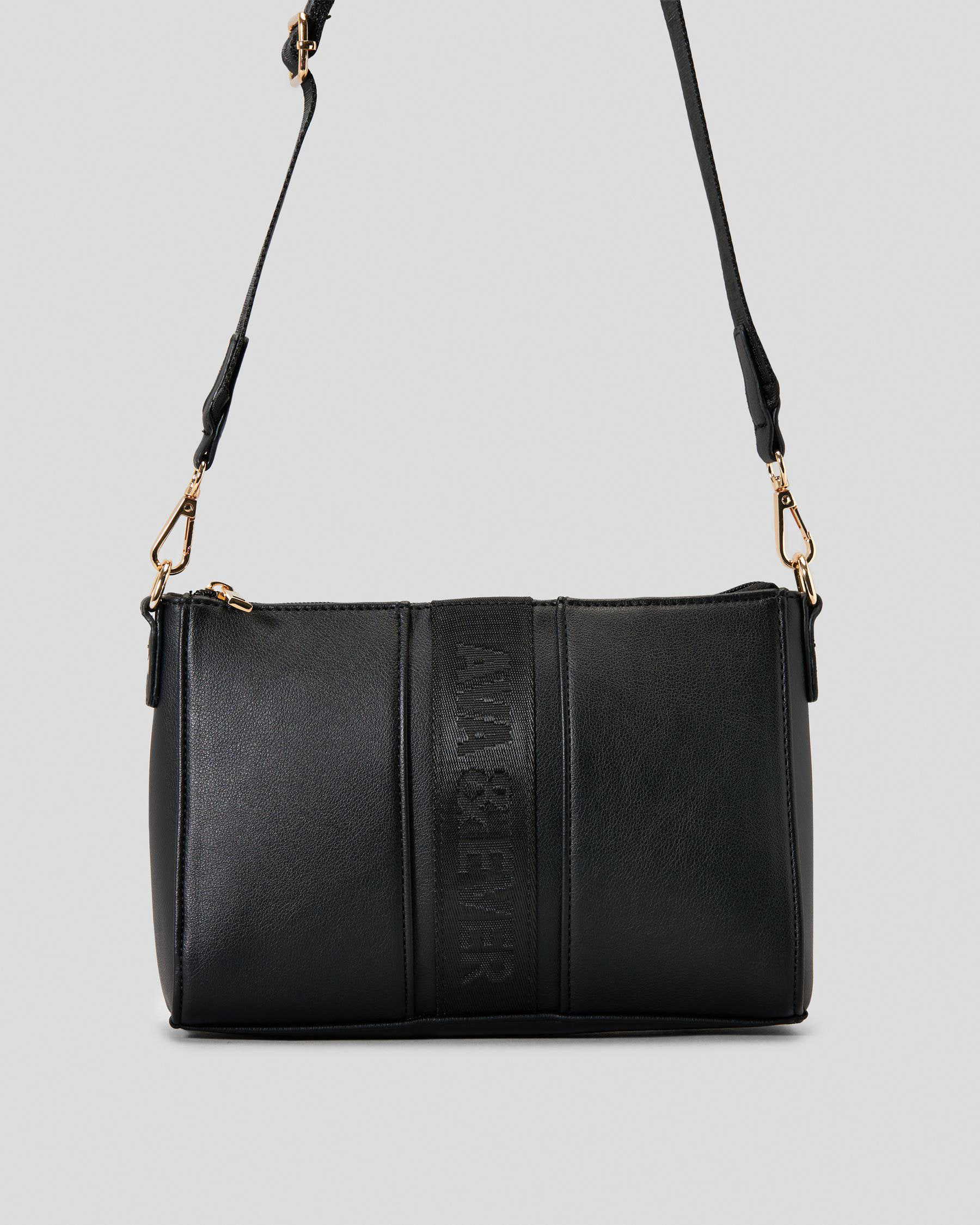 Shop Ava And Ever Rinee Handbag In Black/black - Fast Shipping & Easy ...