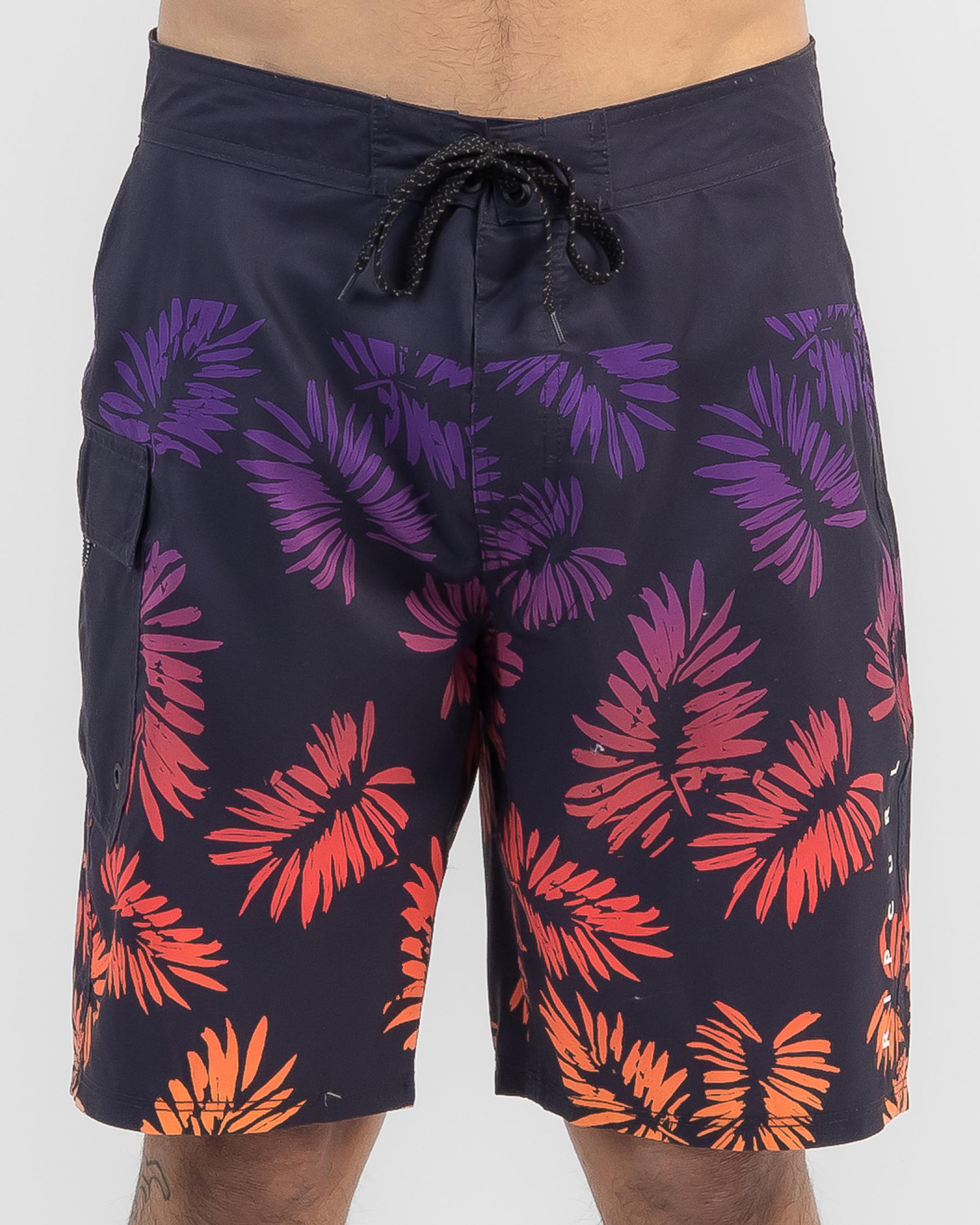 Shop Rip Curl Egan Island Board Shorts In Black - Fast Shipping & Easy ...