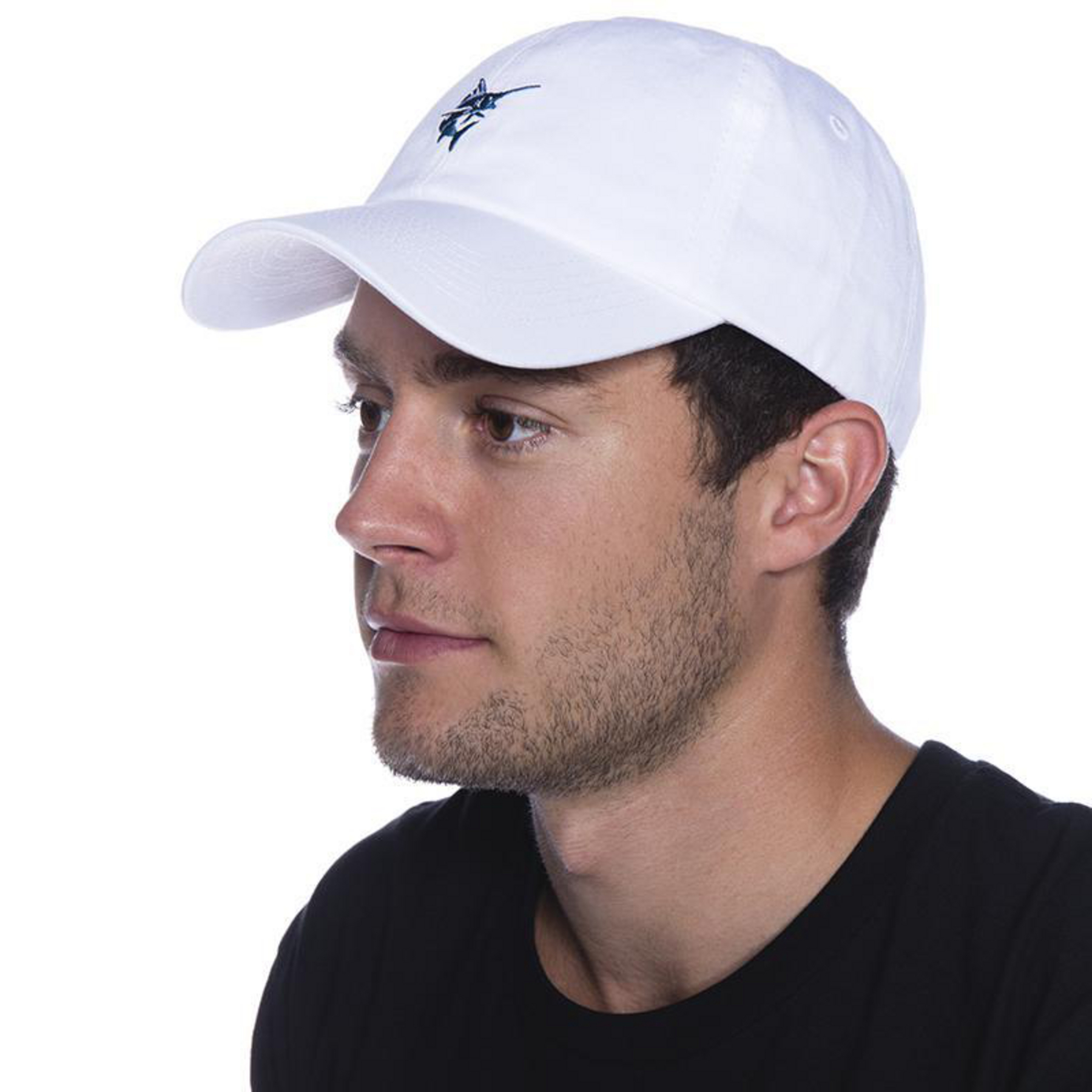 Shop Salty Life Angler Dad Cap In White/navy - Fast Shipping & Easy ...