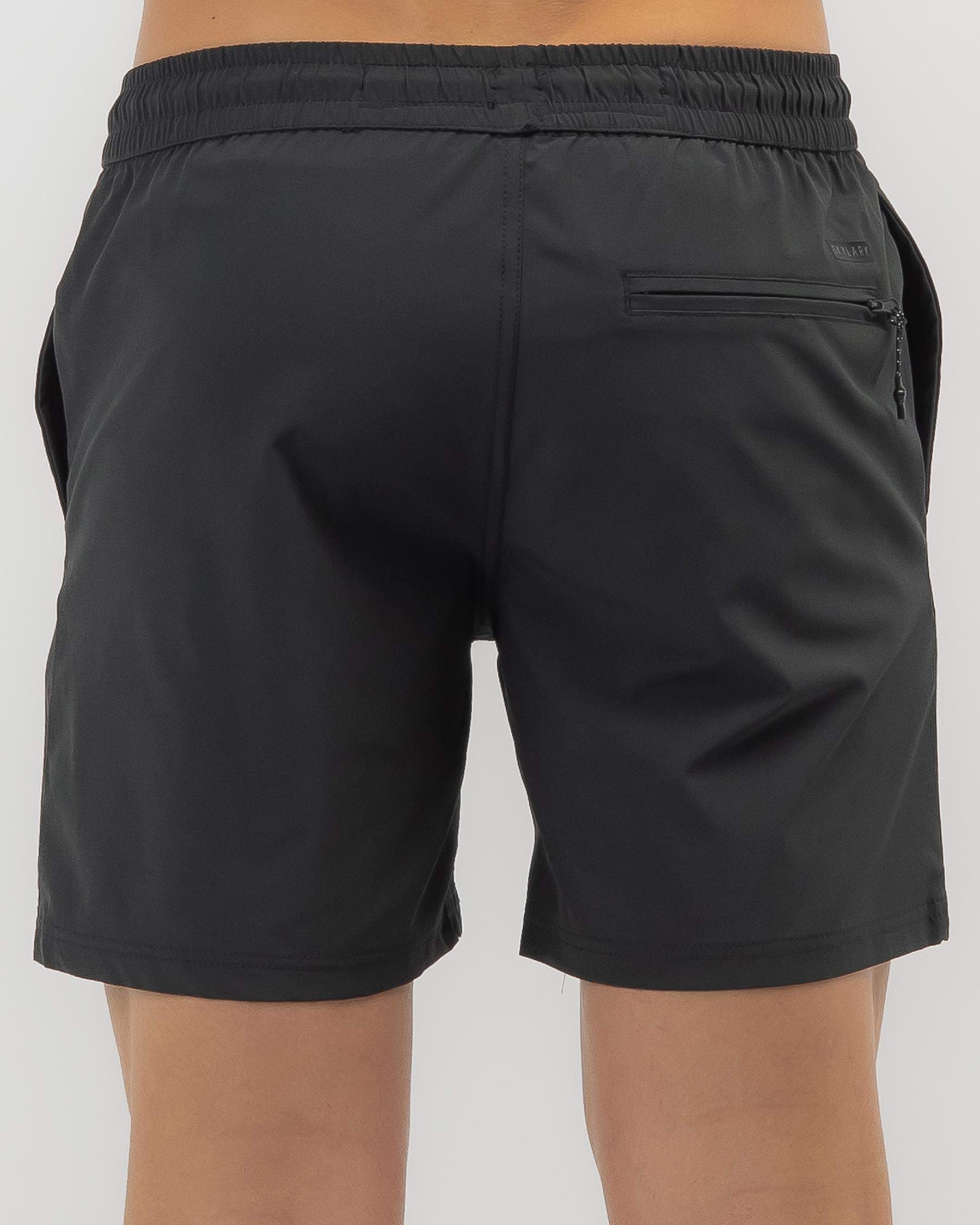 Shop Skylark Bind Mully Shorts In Black - Fast Shipping & Easy Returns ...