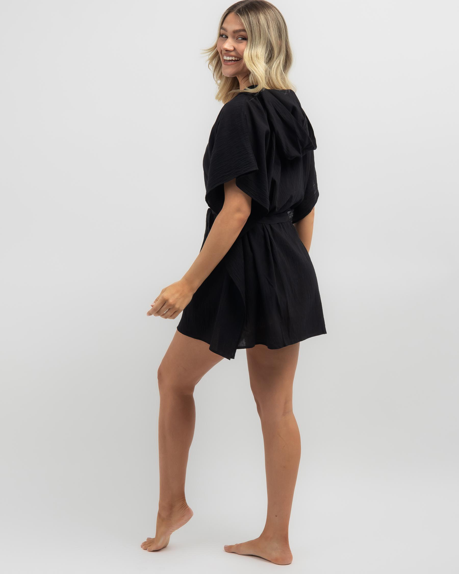 Shop Topanga Sheridan Beach Cover In Black Fast Shipping And Easy Returns City Beach Australia 8254