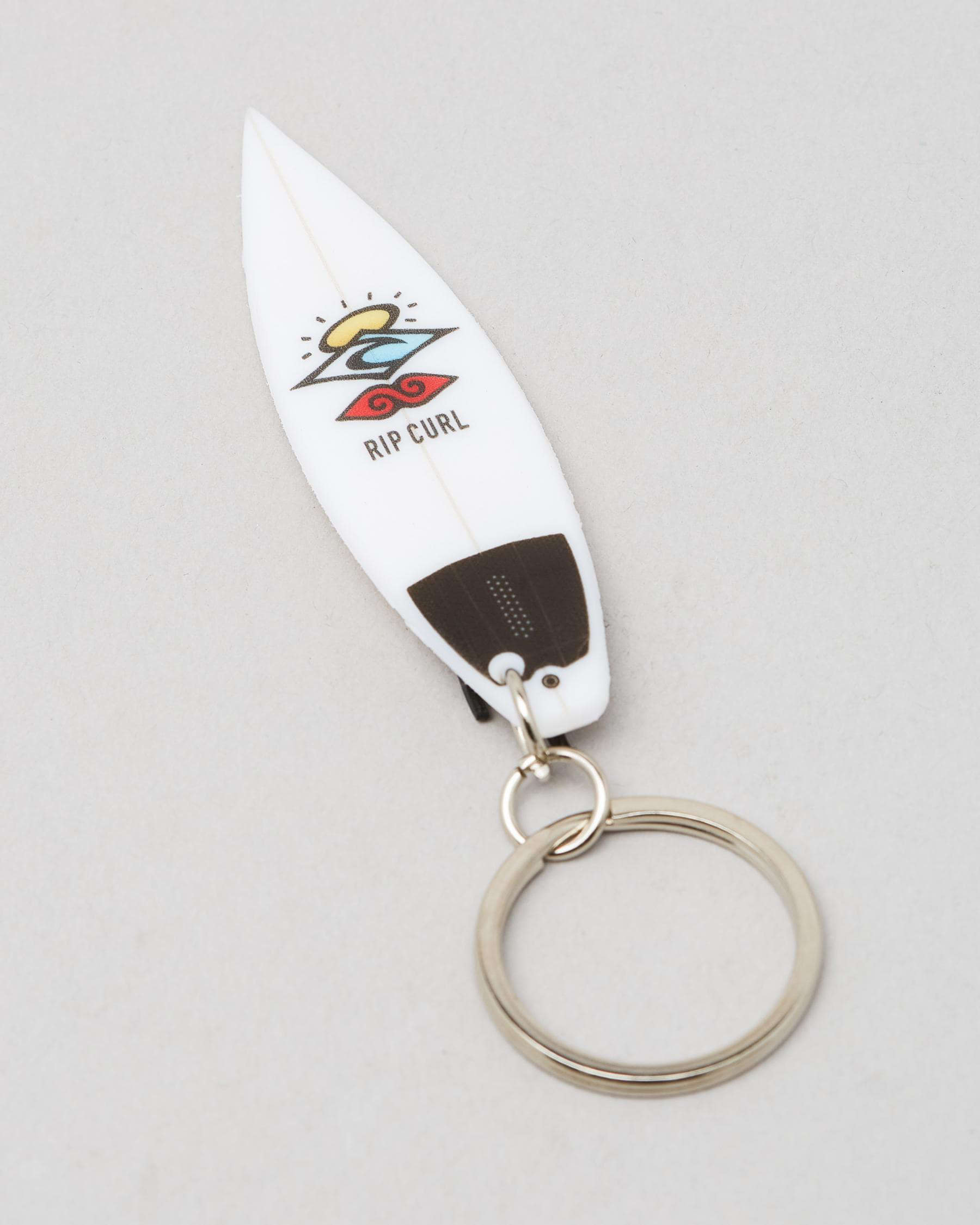 Shop Rip Curl Surfboard Keyring In White/red - Fast Shipping & Easy ...
