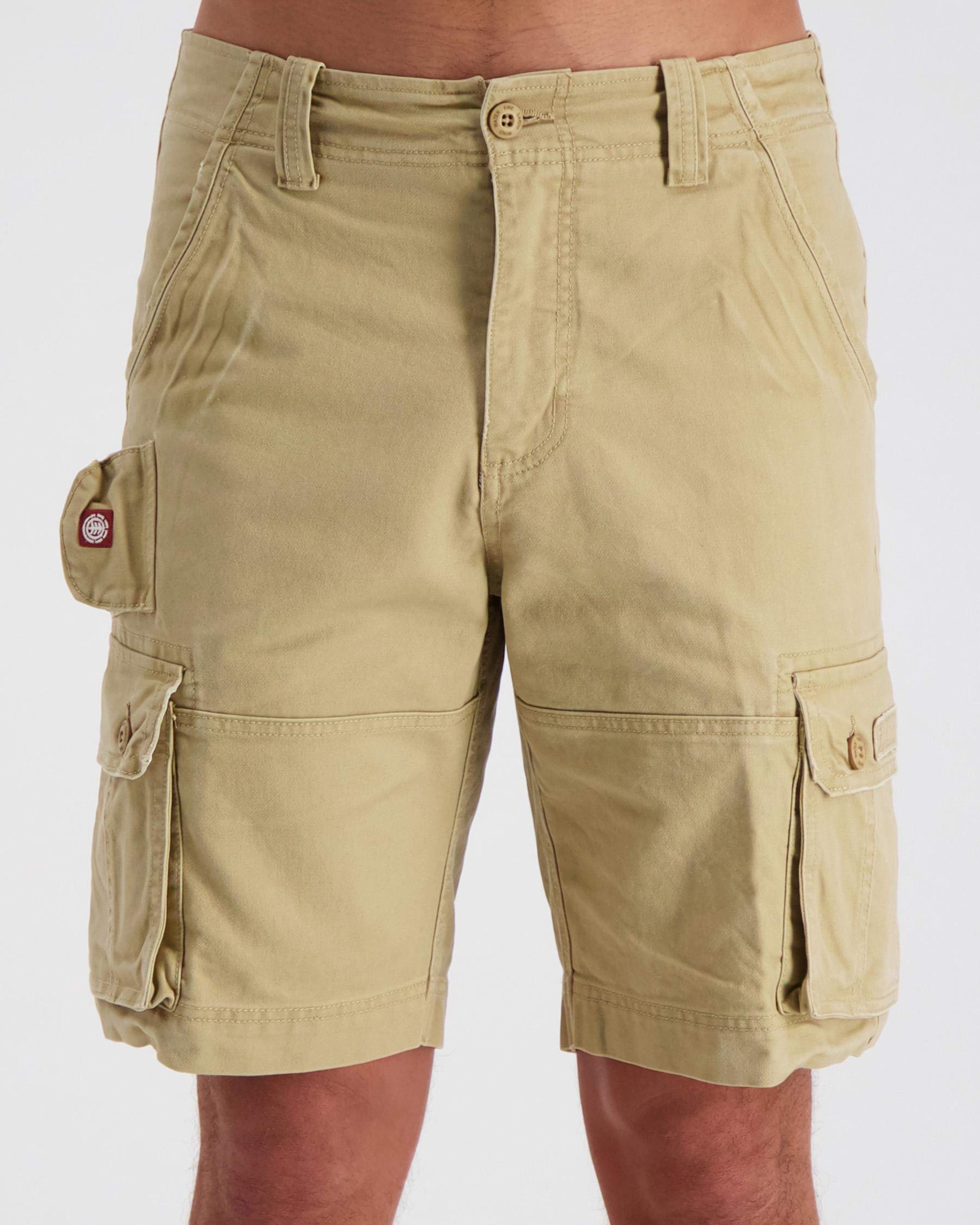 Shop Element Source Cargo Shorts In Khaki - Fast Shipping & Easy ...