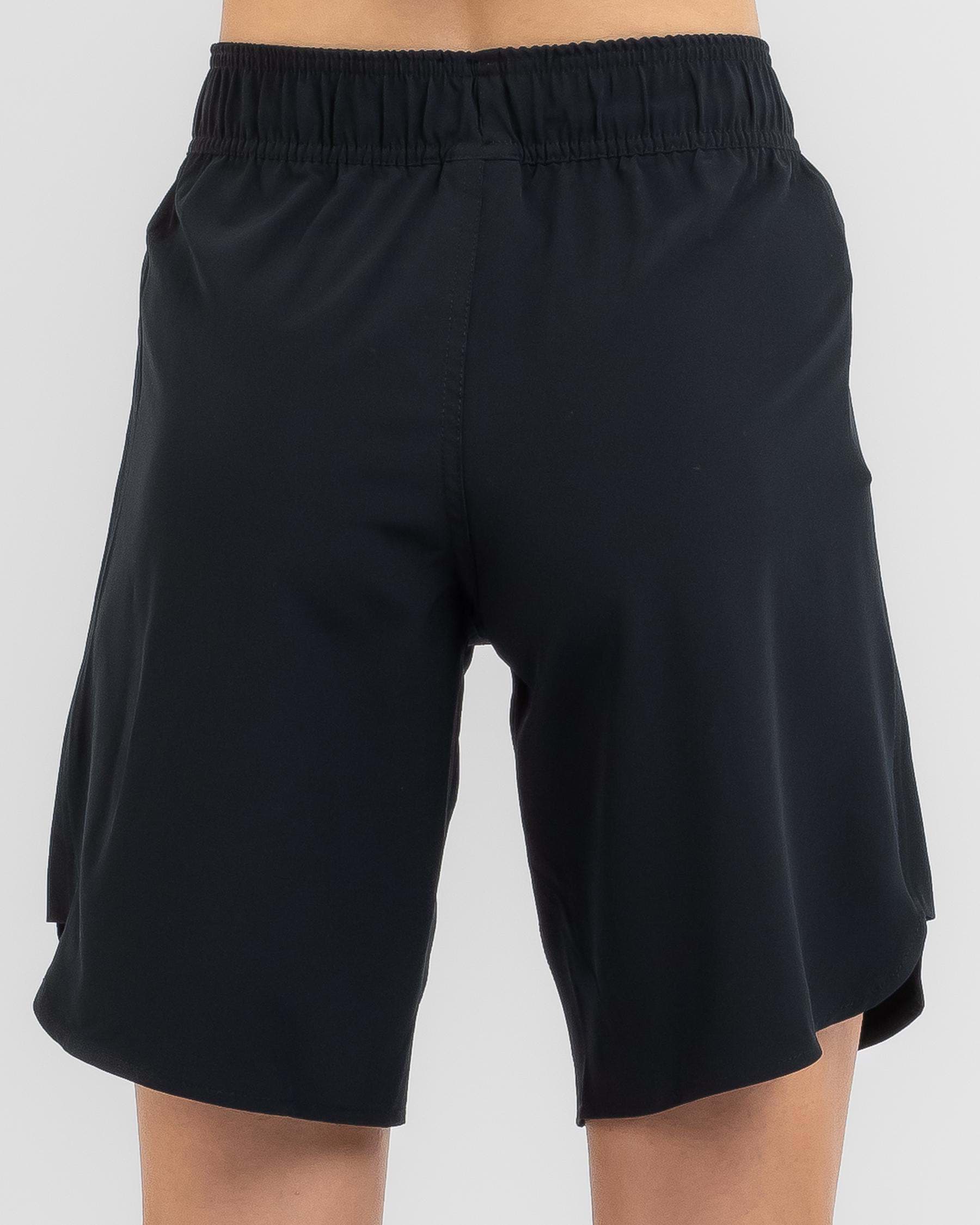 Shop Roxy Wave Eco Board Shorts In Anthracite - Fast Shipping & Easy ...