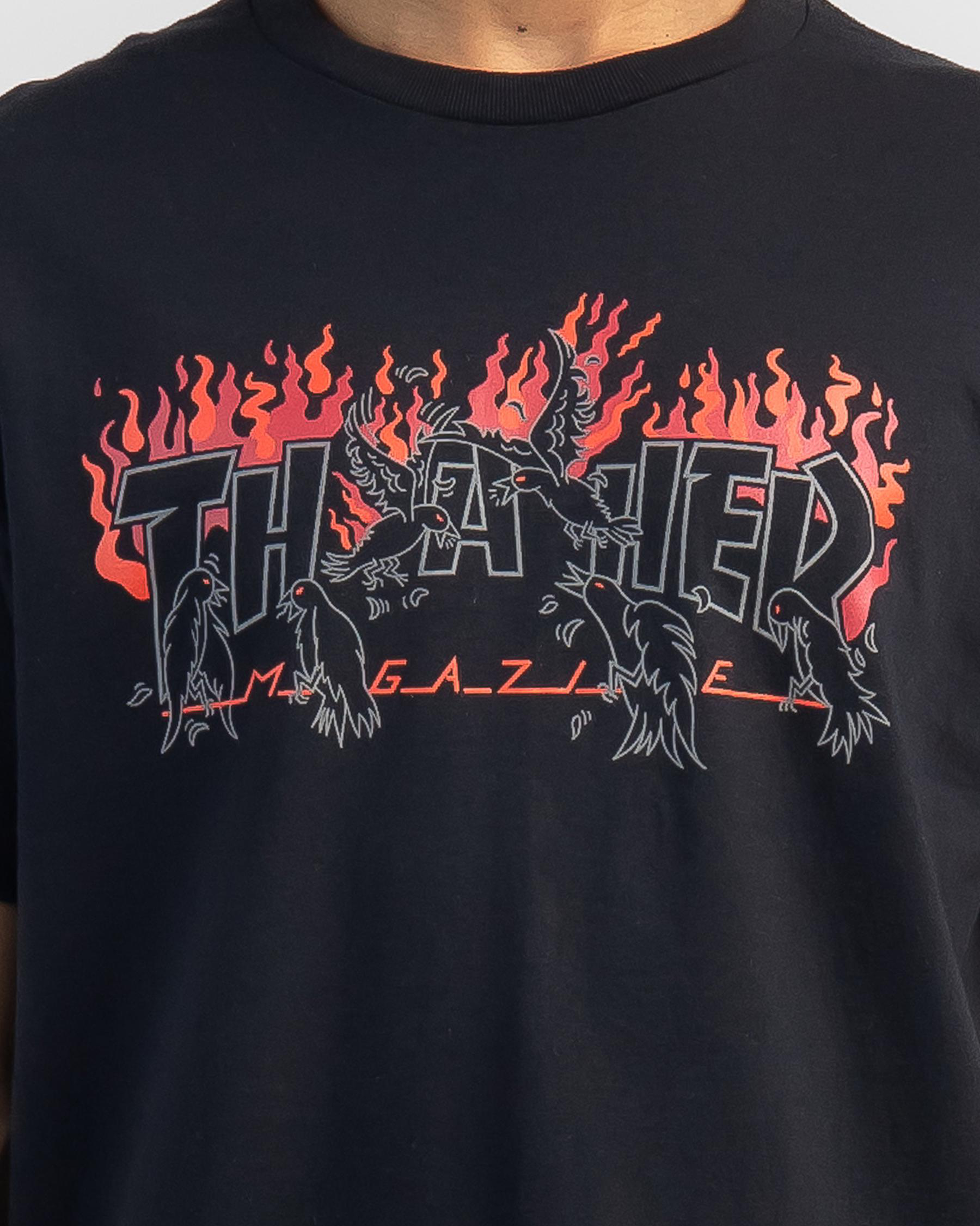 thrasher crows shirt