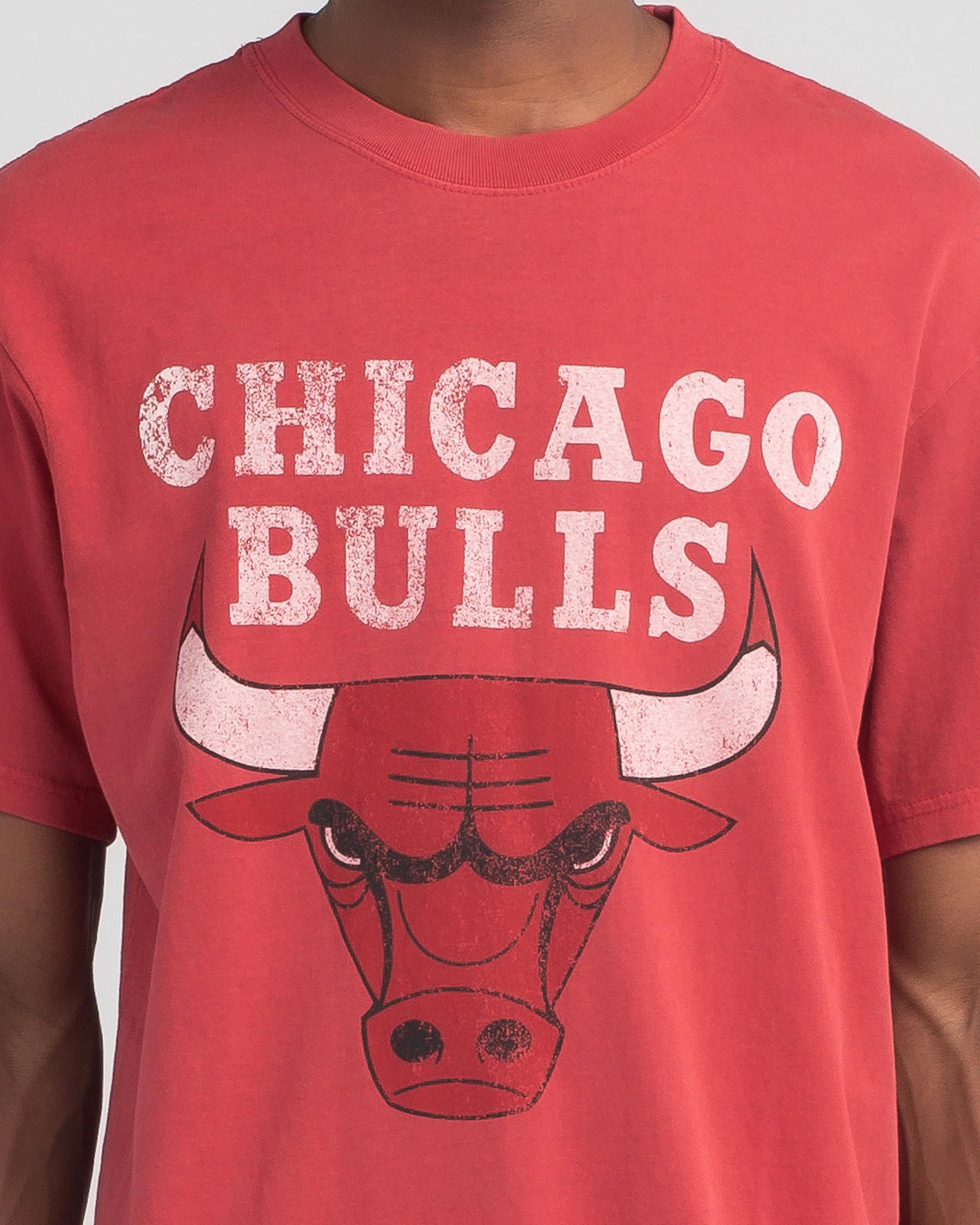 MITCHELL & NESS MENS VINTAGE CHICAGO BULLS TEE