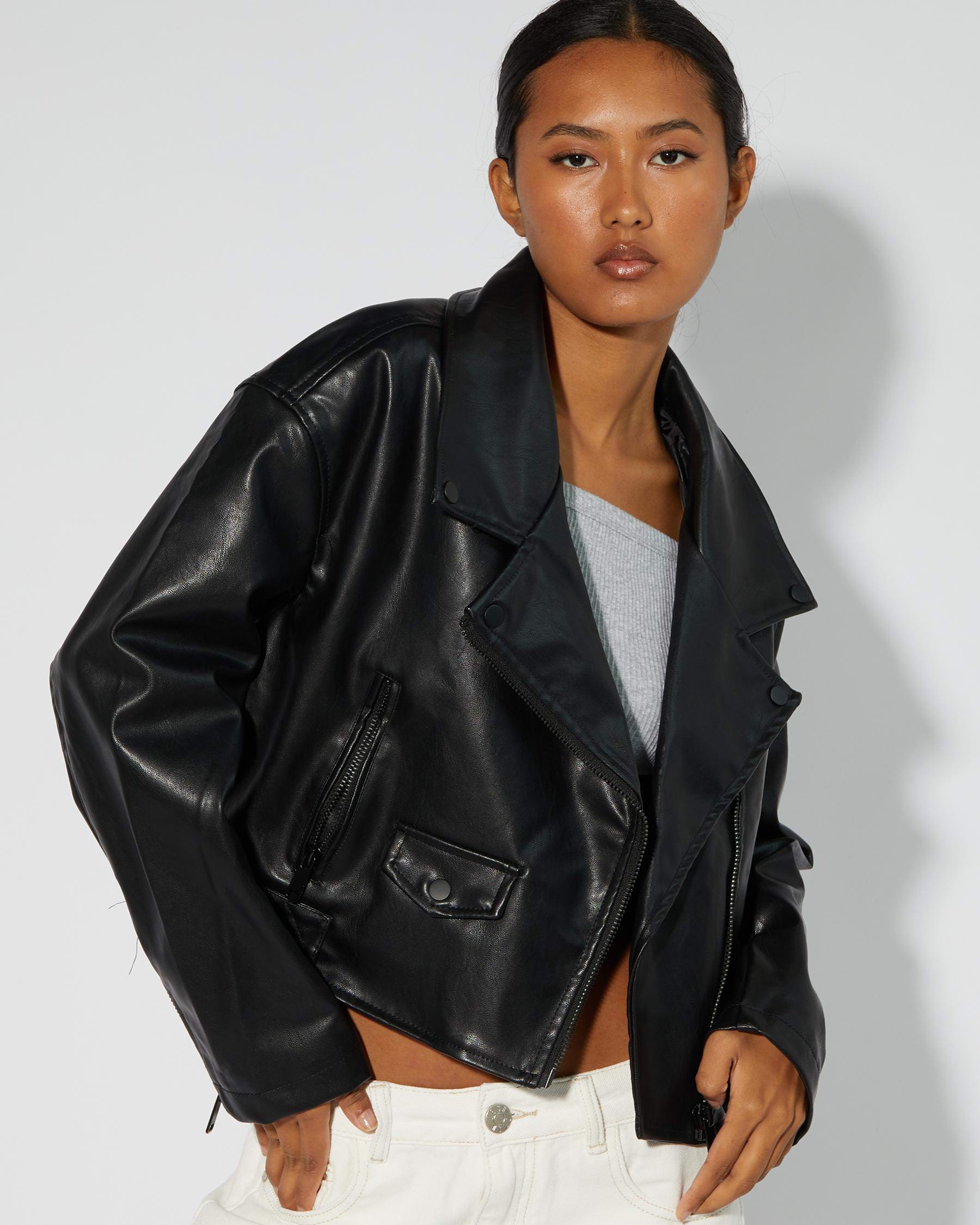 Shop Ava And Ever Rizzo Jacket In Black - Fast Shipping & Easy Returns ...