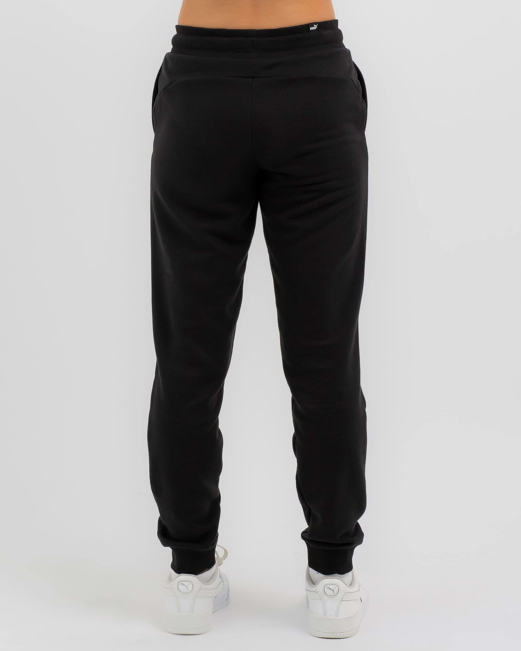 Shop Puma Girls ESS Blossom Track Pants In Black Fast Shipping Easy Returns City Beach Australia