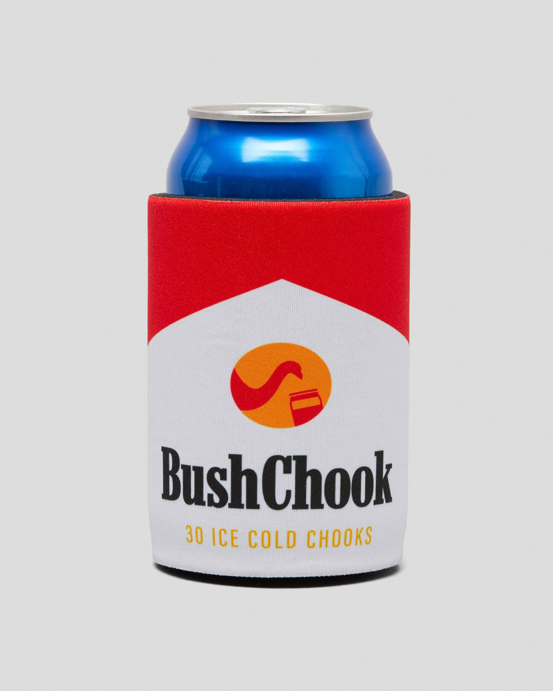 Bush Chook Smoko Stubby Cooler In Red - Fast Shipping & Easy Returns ...