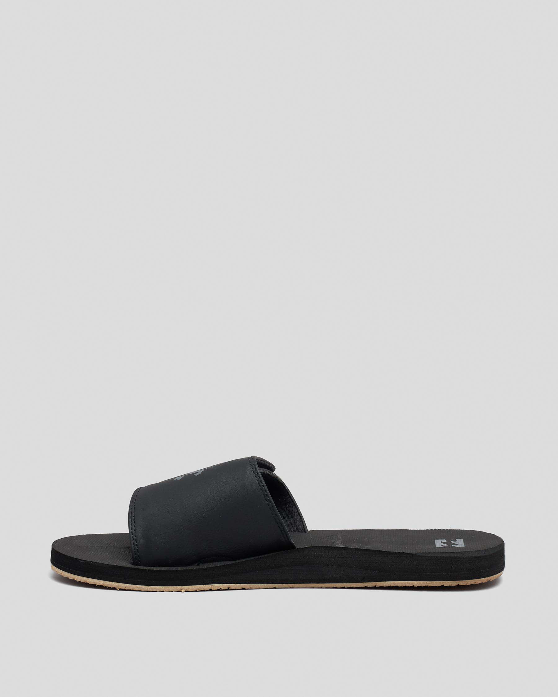 Shop Billabong All Day Impact Slides In Stealth - Fast Shipping & Easy ...
