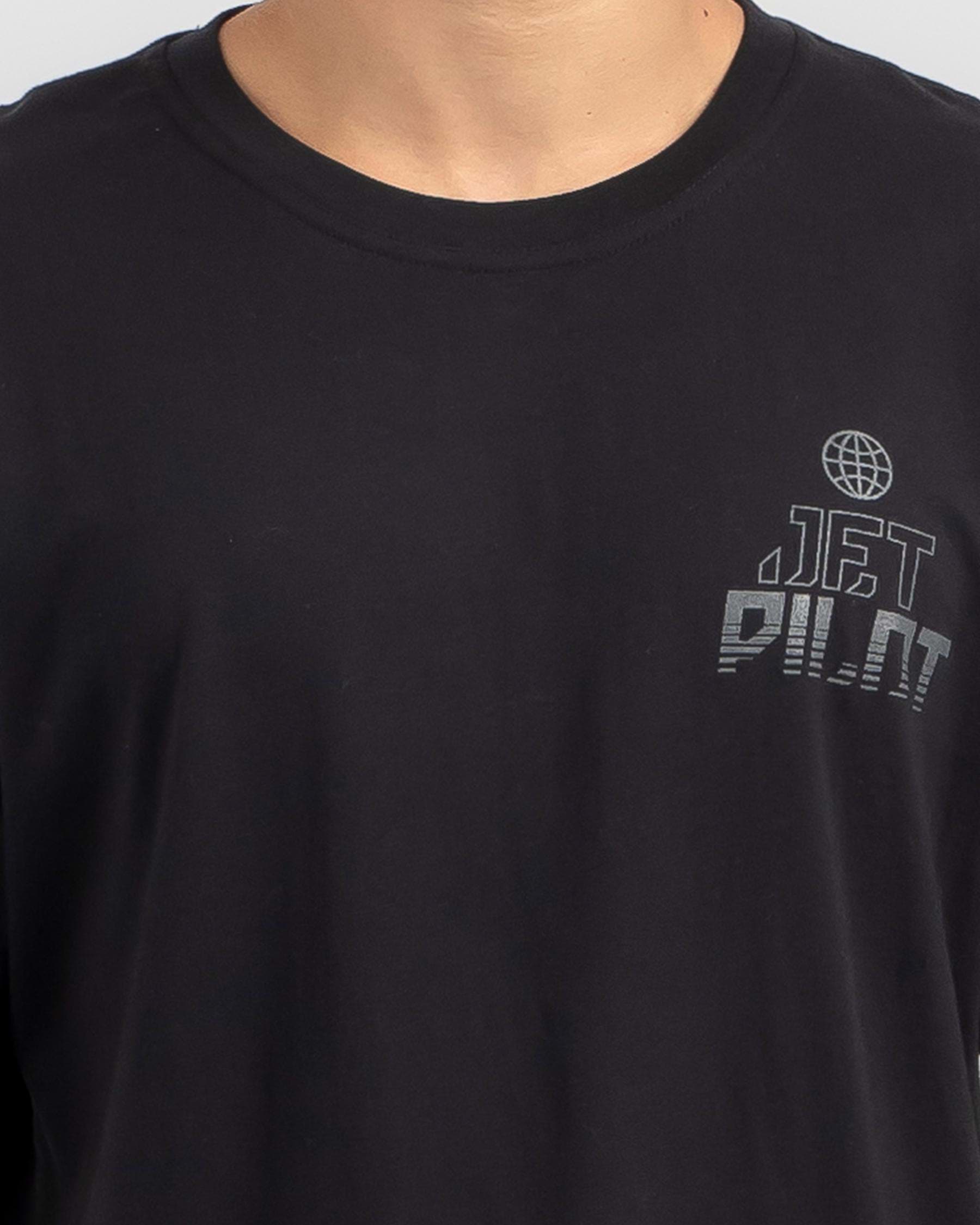 Shop Jetpilot Full Pro 4.0 T-Shirt In Black - Fast Shipping & Easy ...