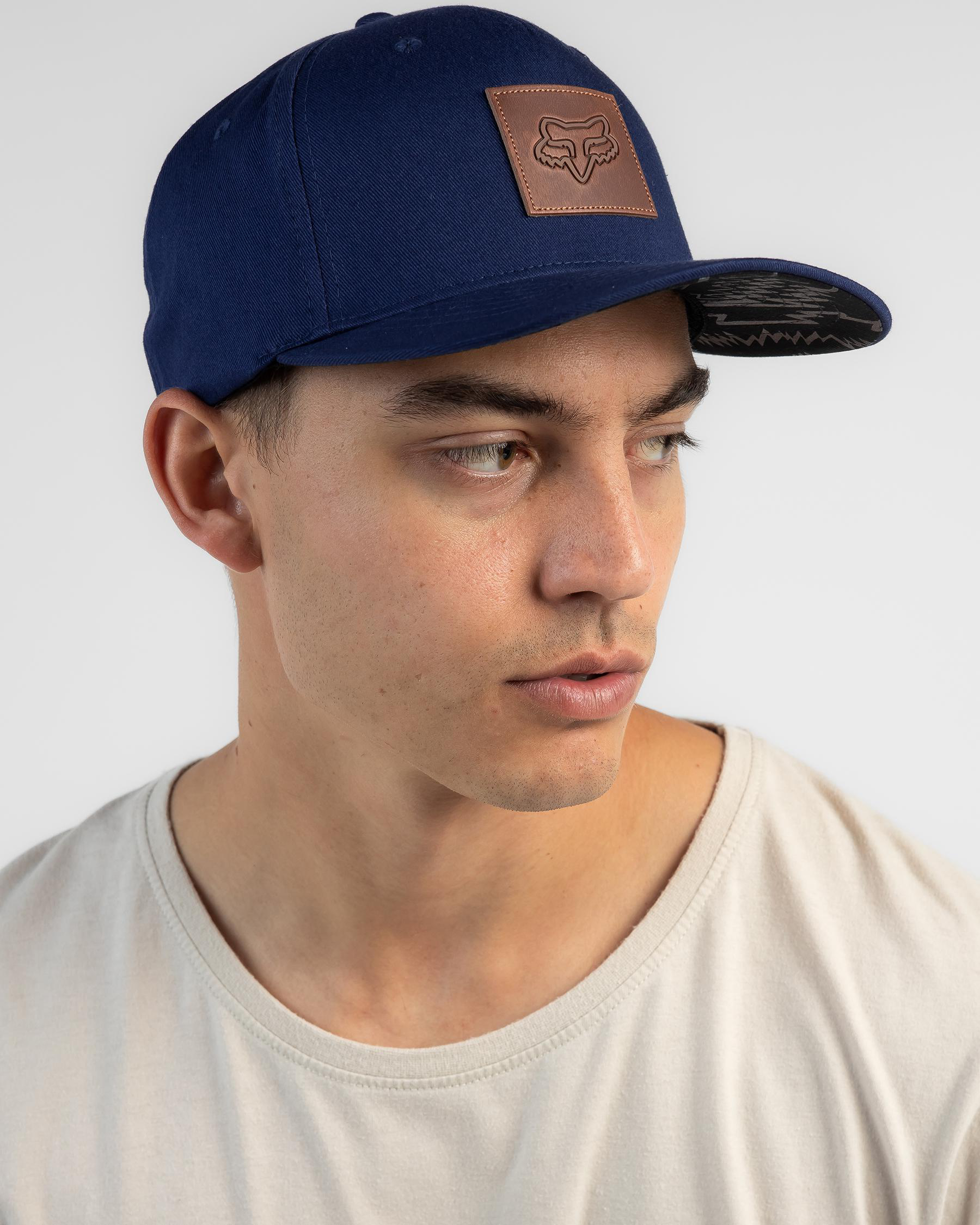 Shop Fox Coastal Blues Flexfit Cap In Deep Cobalt - Fast Shipping ...