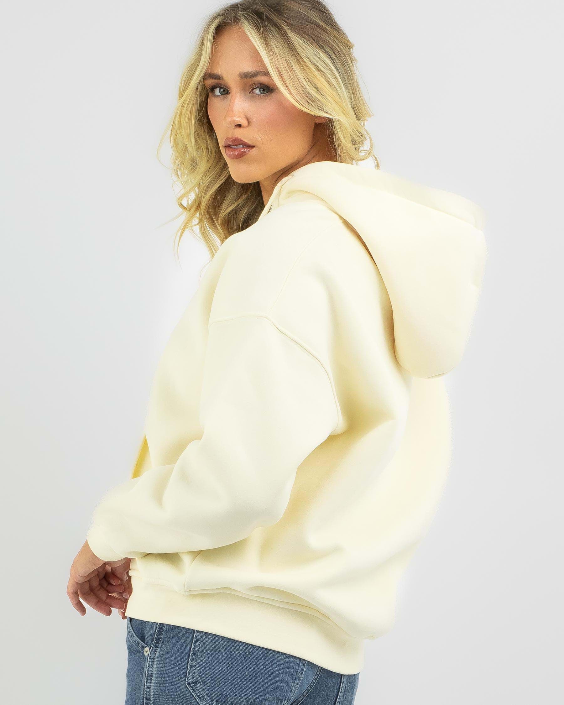Shop Ava And Ever Freddie Zip Up Sweat In Cream - Fast Shipping & Easy ...