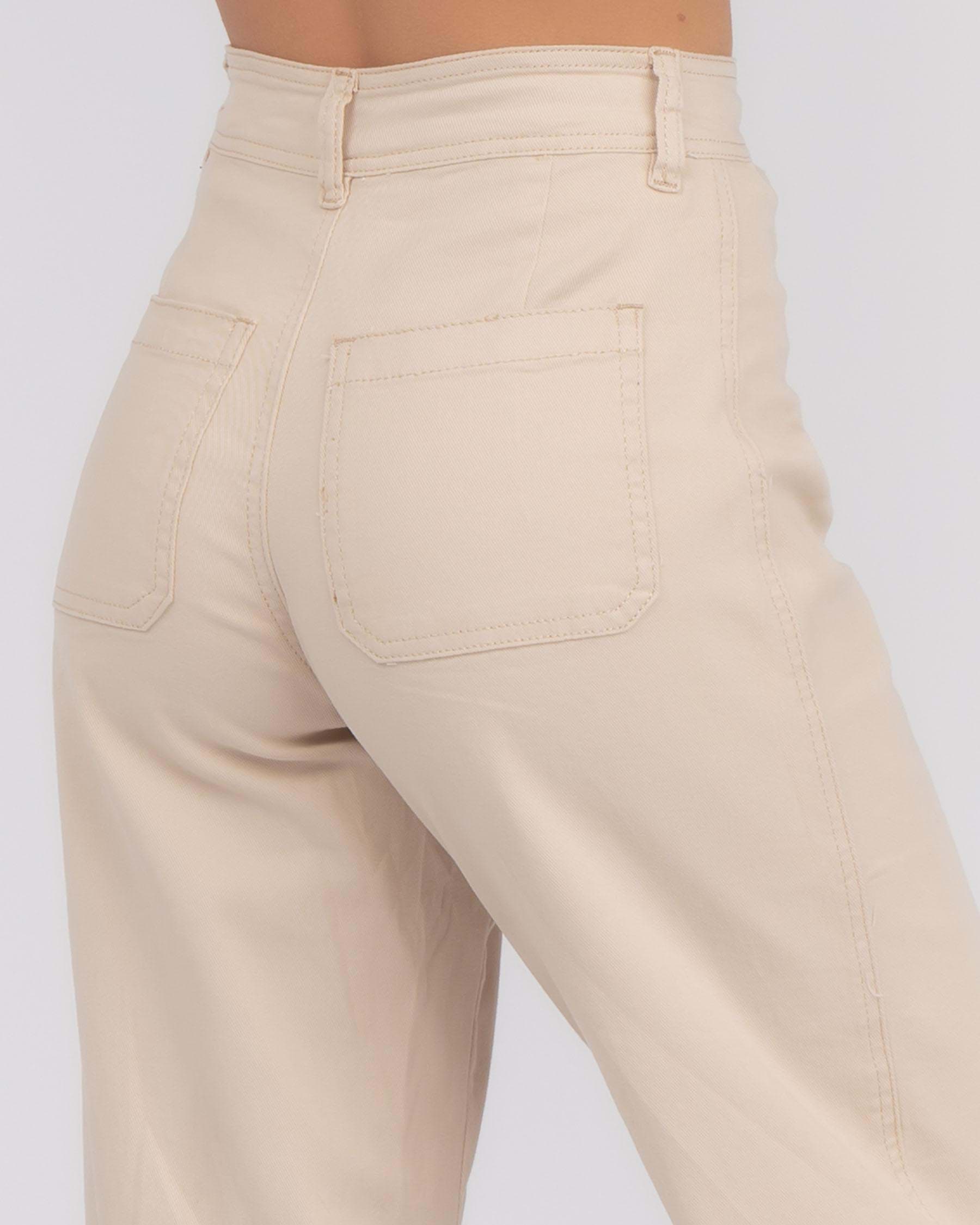 Shop Ava And Ever Atlanta Pants In Sand - Fast Shipping & Easy Returns ...