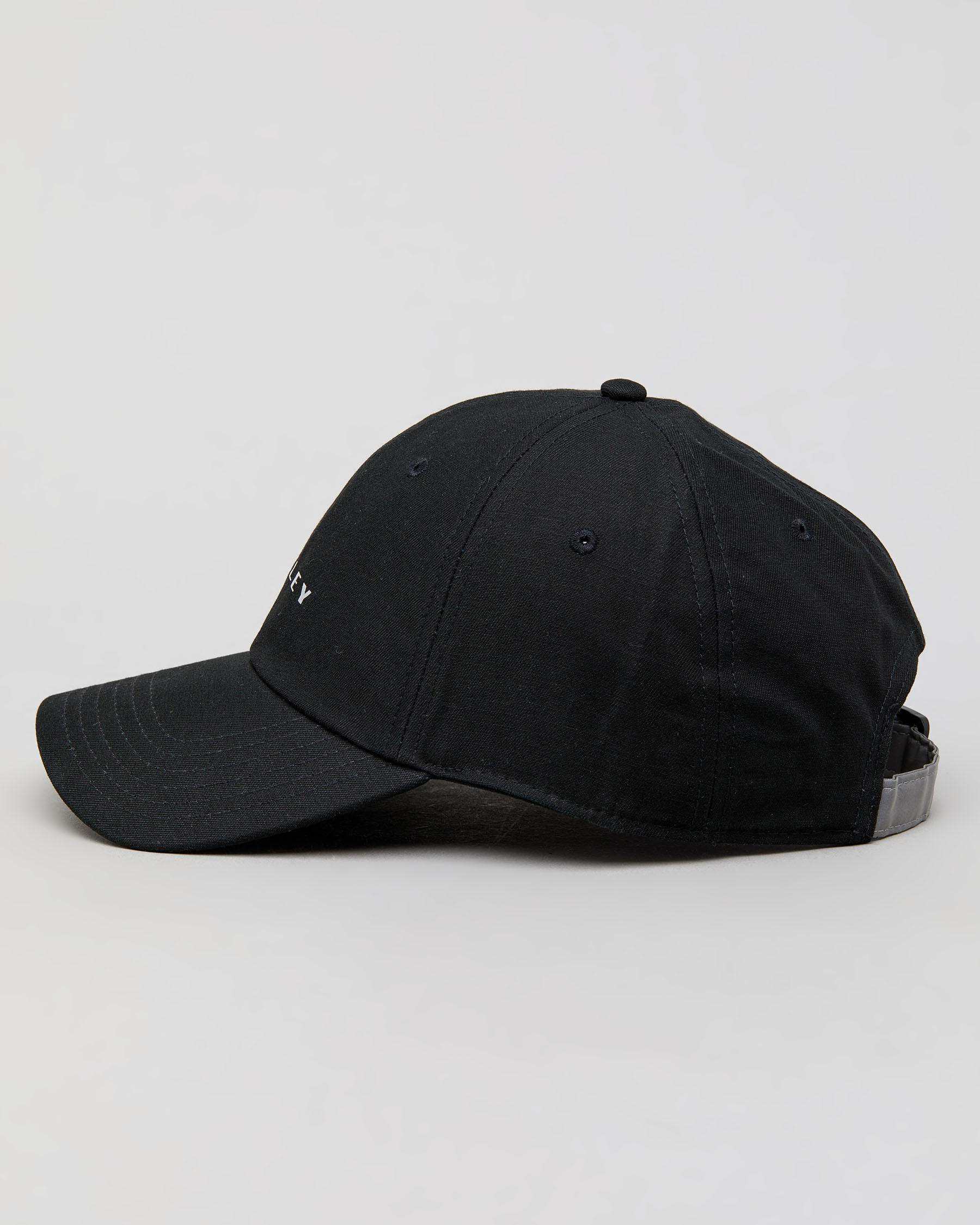 Oakley 6 Panel Reflective Cap In Blackout | City Beach Australia