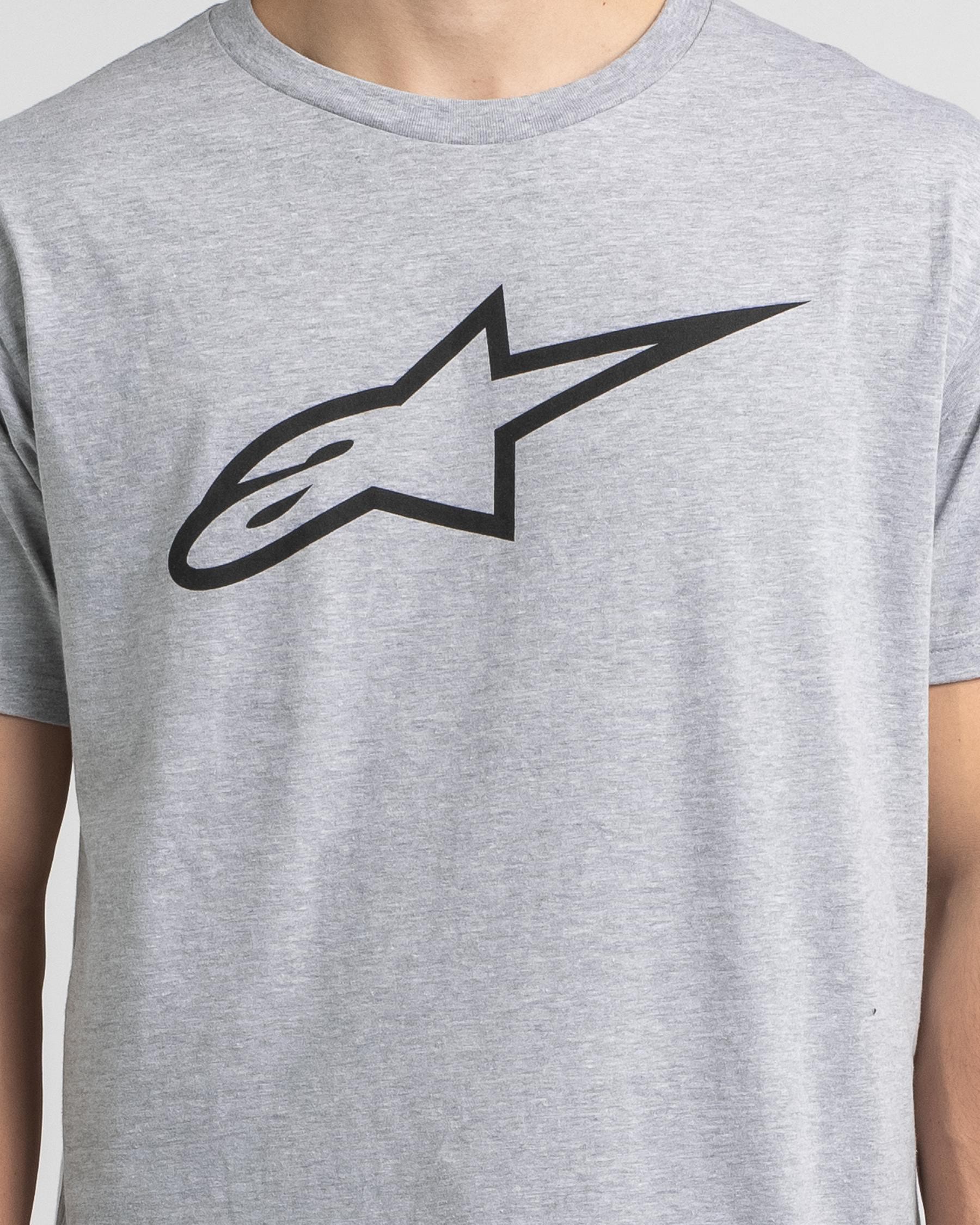 Shop Alpinestars Ageless T-Shirt In Heather / Black - Fast Shipping ...