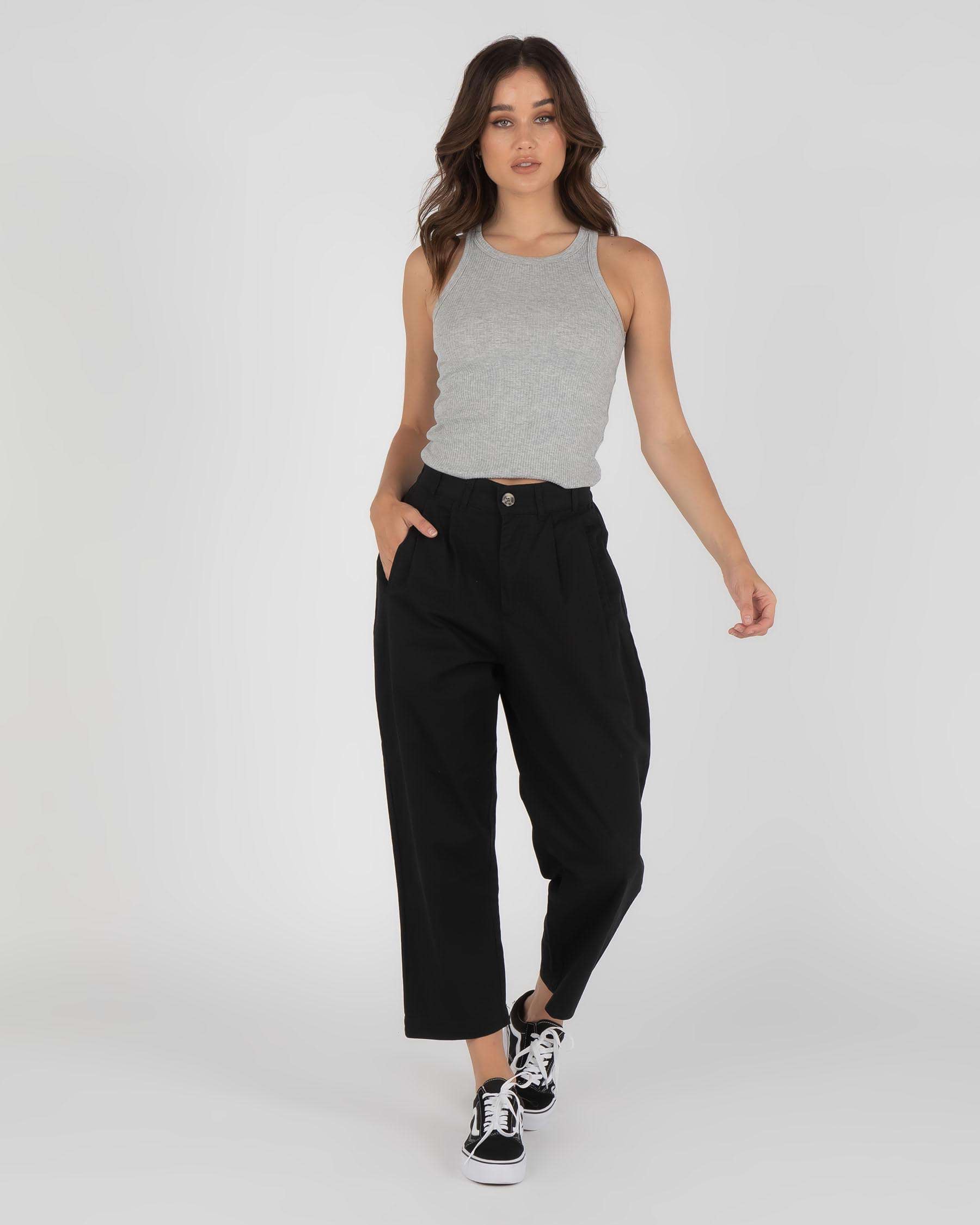 Shop Stussy Stussy Brentwood Pants In Black - Fast Shipping & Easy ...