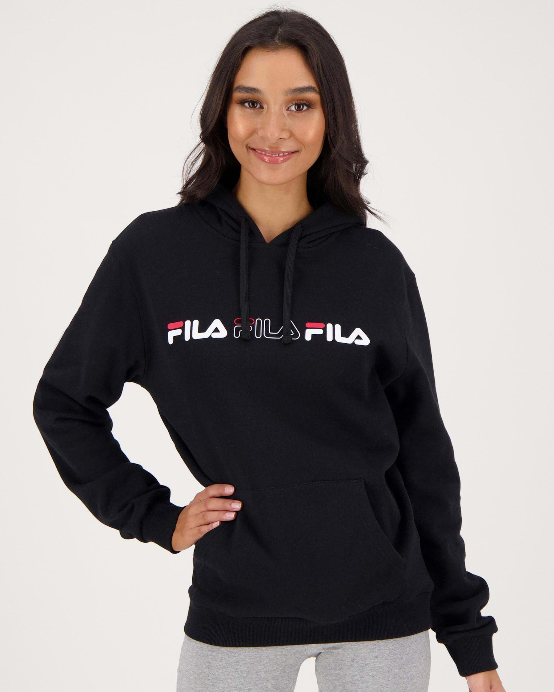 Shop Fila City Emily Hoodie In Black - Fast Shipping & Easy Returns ...