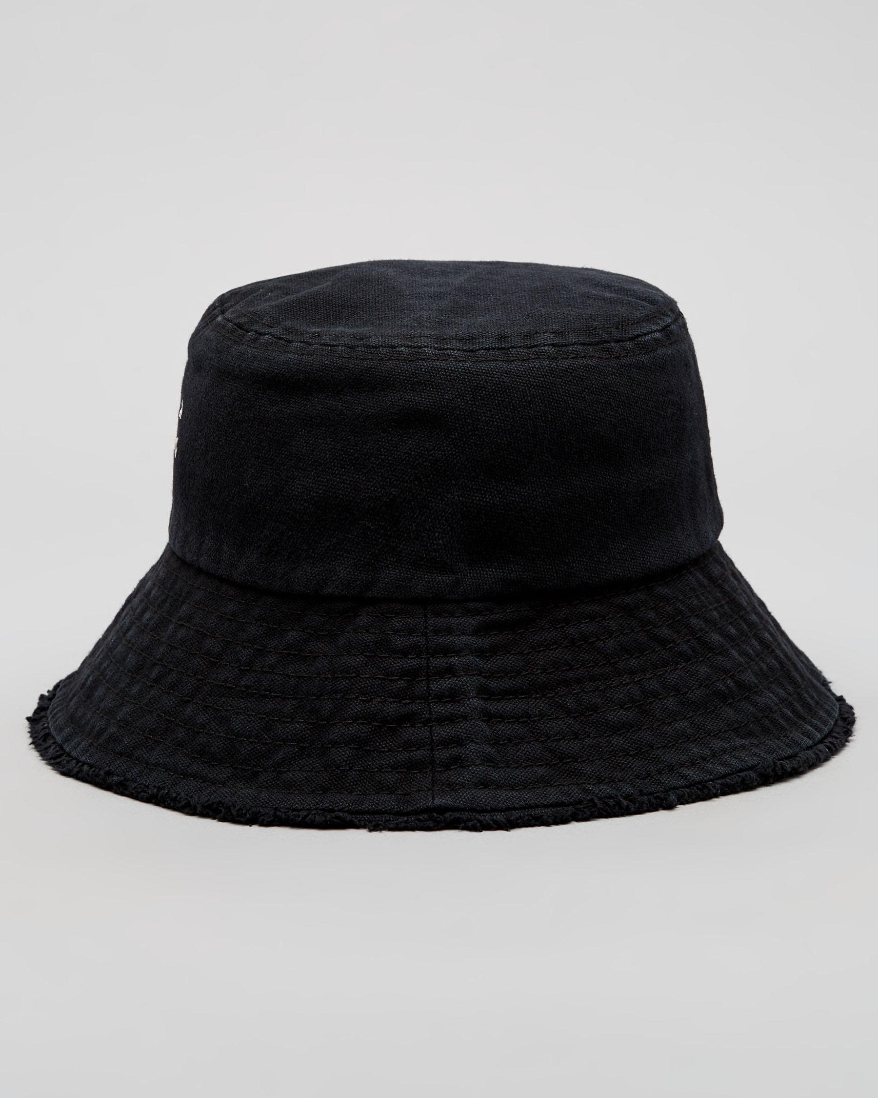 Billabong Girls' Sunday Bucket Hat In Black - Fast Shipping & Easy ...