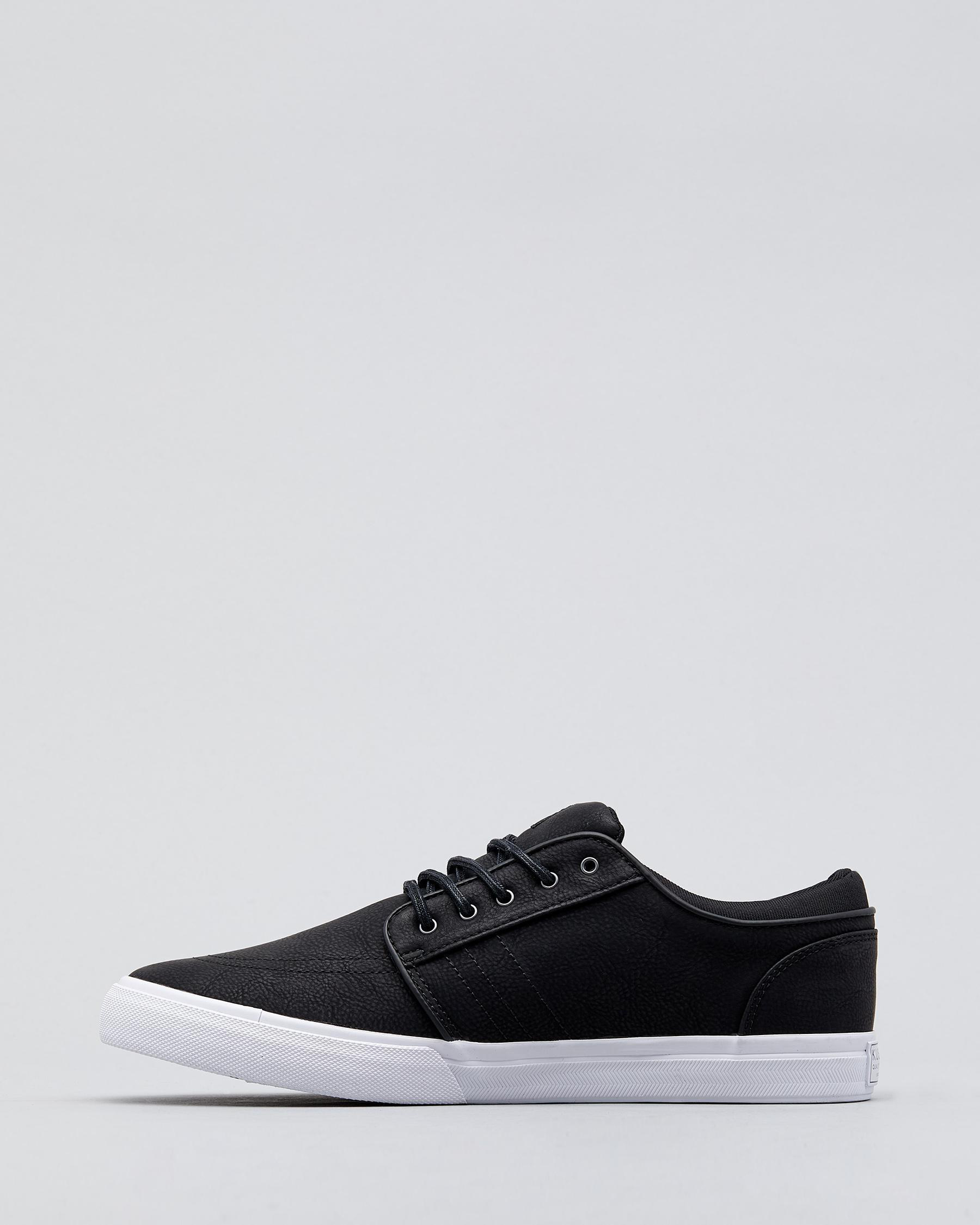 Shop Kustom Remark 2 Shoes In Black - Fast Shipping & Easy Returns ...