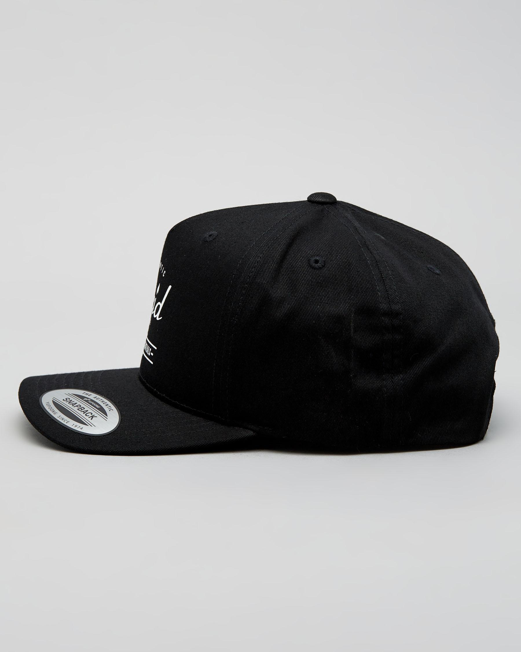 Lucid Wedge Snapback Cap In Black/white - Fast Shipping & Easy Returns ...