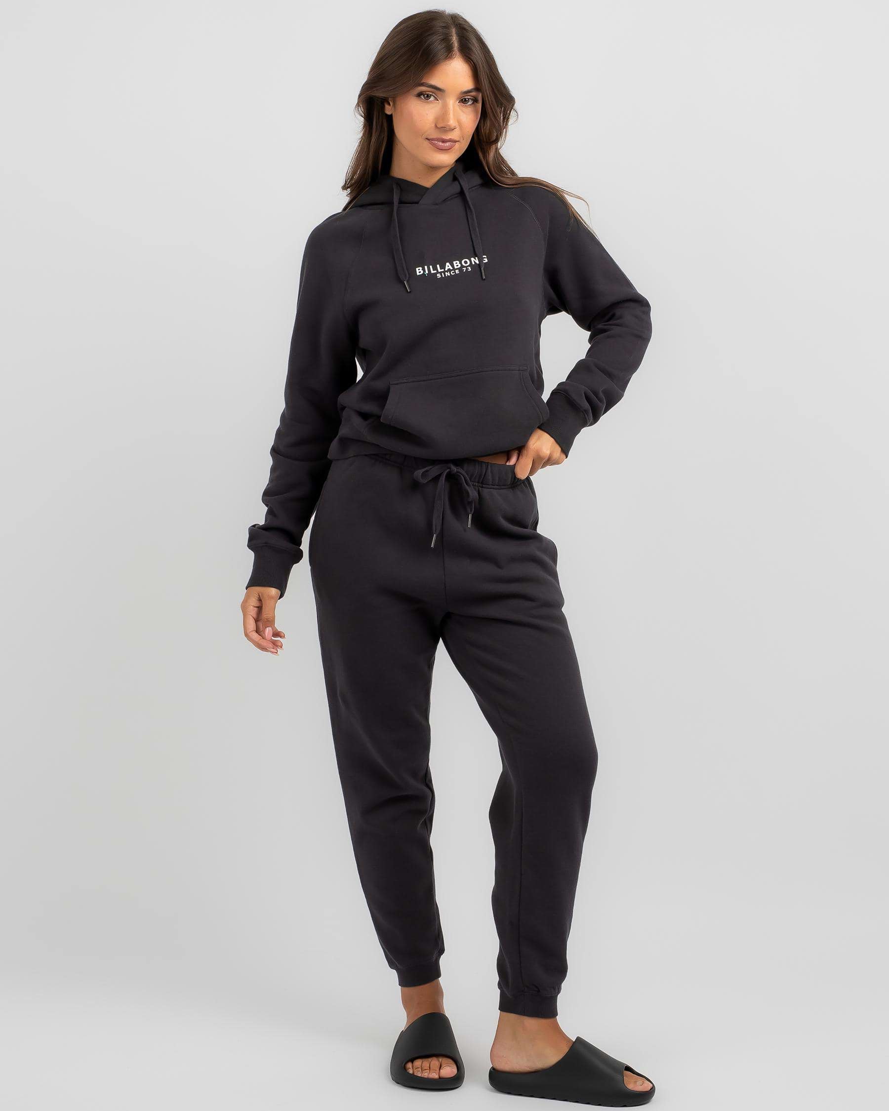 Shop Billabong Society Trackpants In Black Sands - Fast Shipping & Easy ...